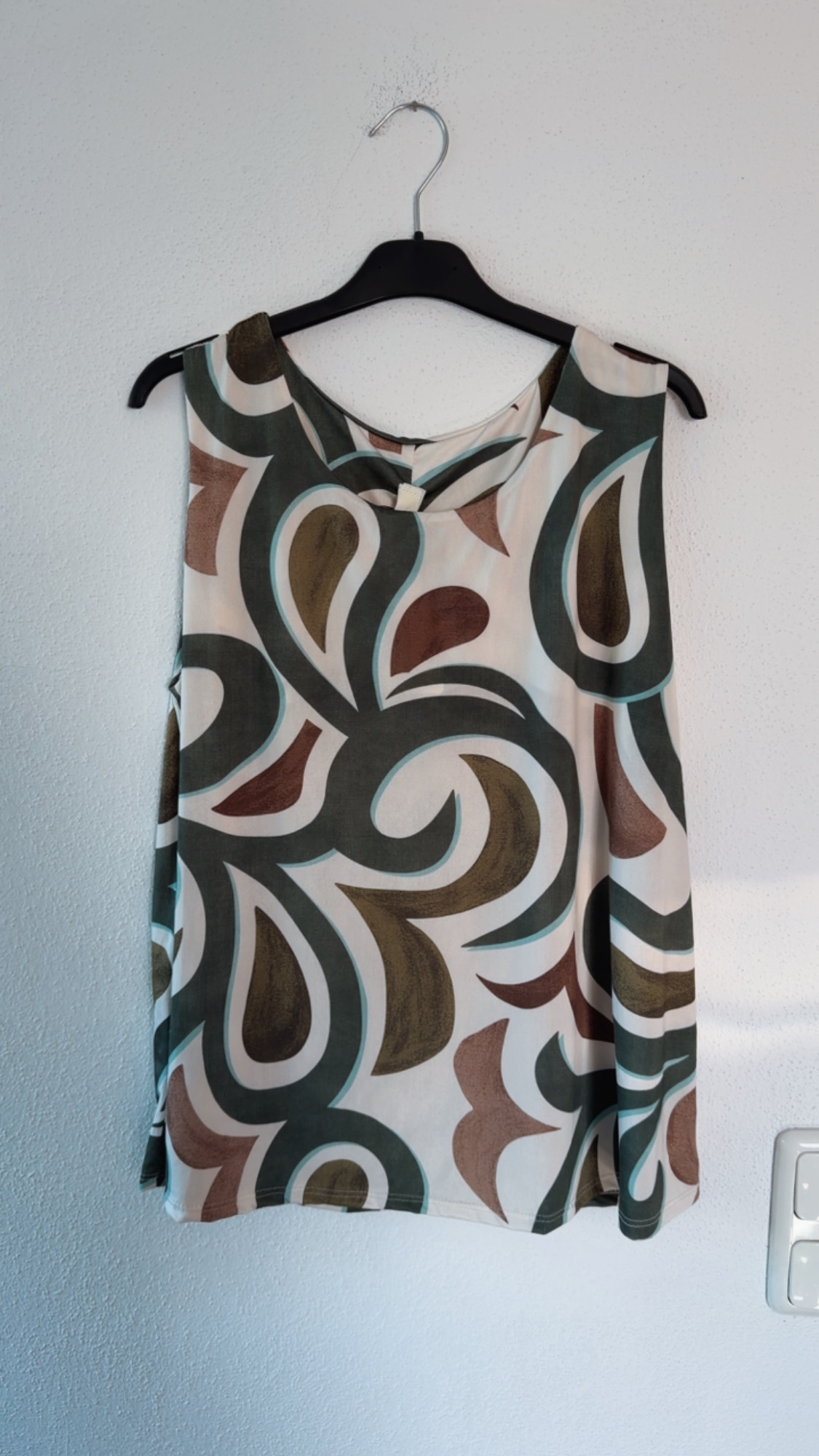Kofferstoff-Top „Barcelona“ – Made in Italy Gr. 34-42