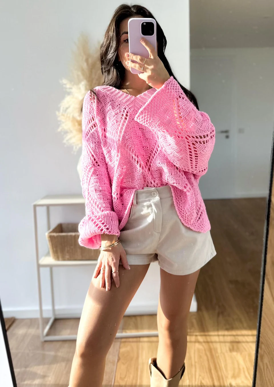 LOCHSTRICK PULLOVER CINDY 34-44 Made in Italy