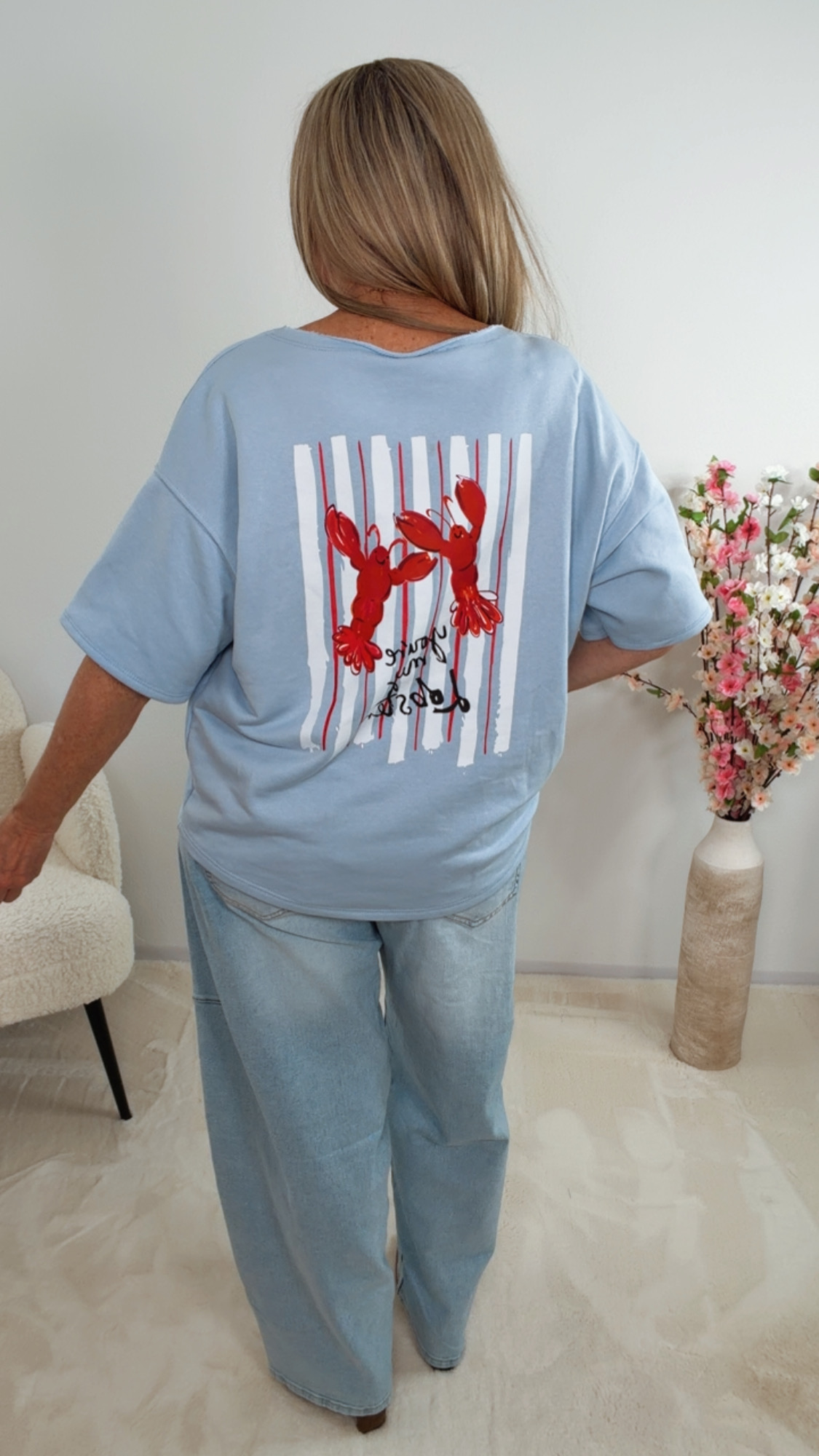 🦞💚✨ Sweat T-Shirt Zymeria Lobster Made in Itlay 34-42/44