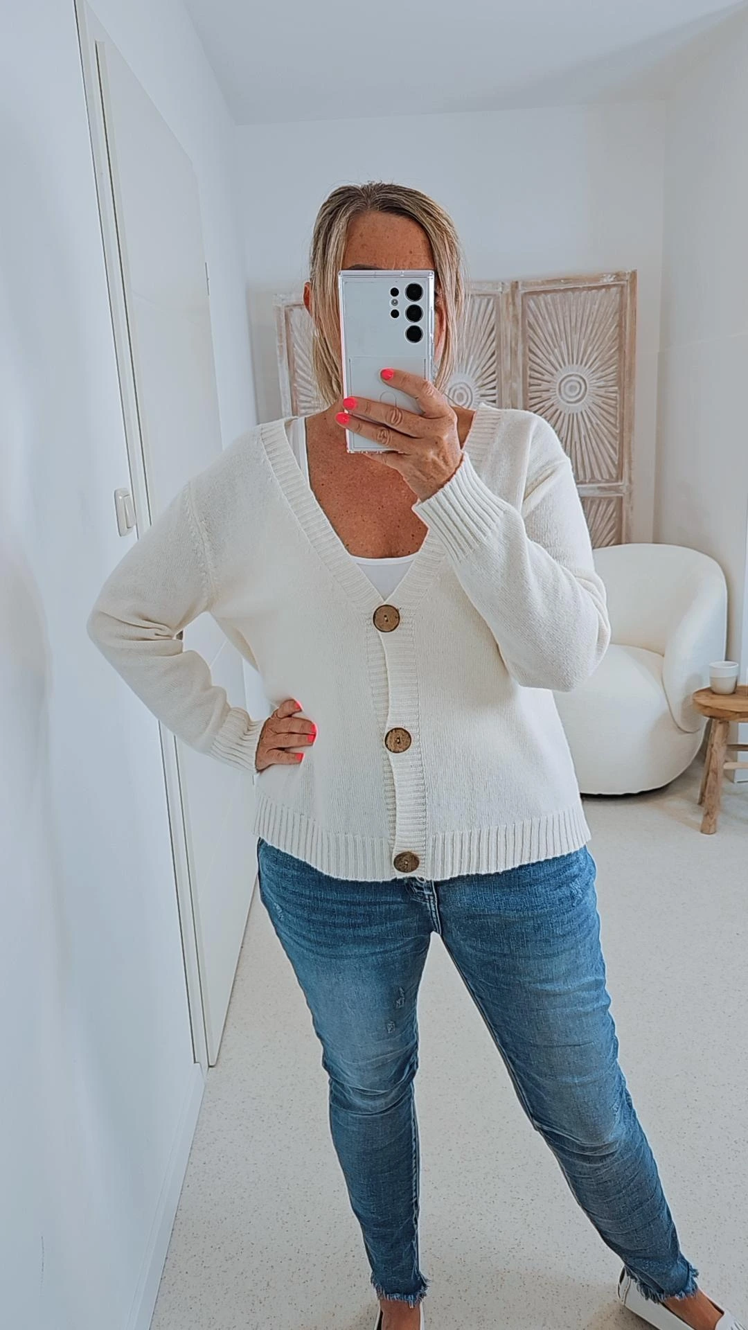 STRICKJACKE LOLLY 34 - 42 Made in Italy Cashmere Cardigan