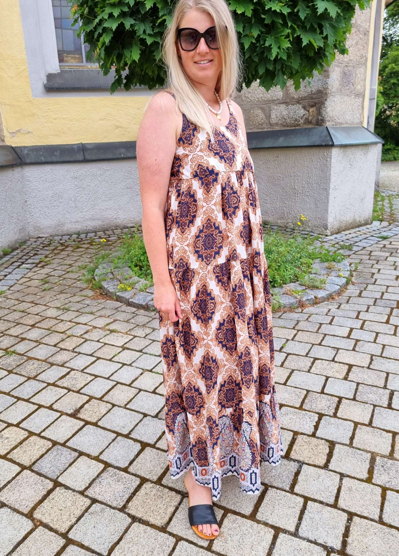 SPAGHETTI DRESS CAREY 36-42 Italy Style Maxi Kleid Spagetthiträger Kleid SPAGHETTI DRESS CAREY 36-42 Italy Style Maxi Kleid Spagetthiträger Kleid