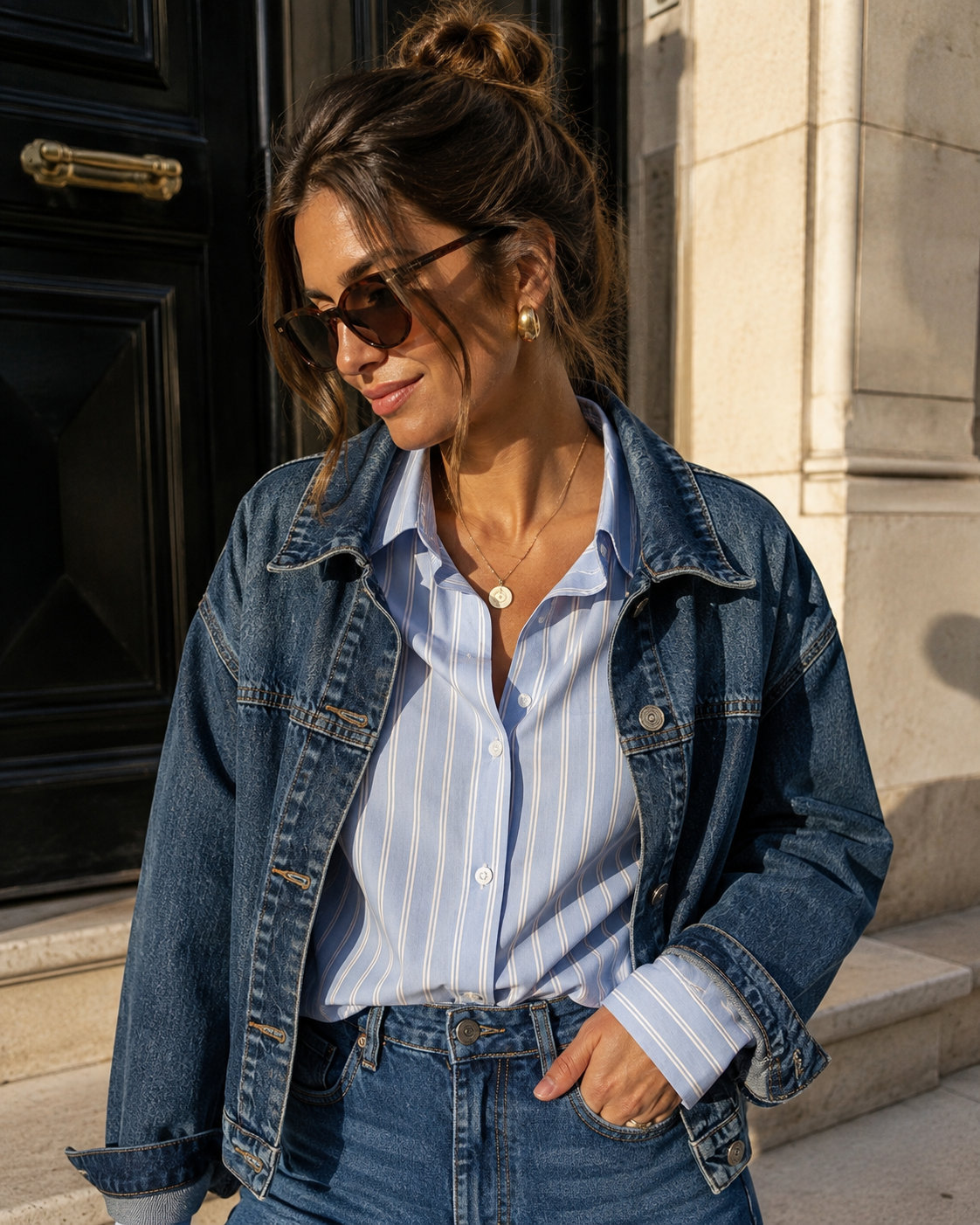 Jeansjacke – lässiger Basic-Klassiker I JJ0034