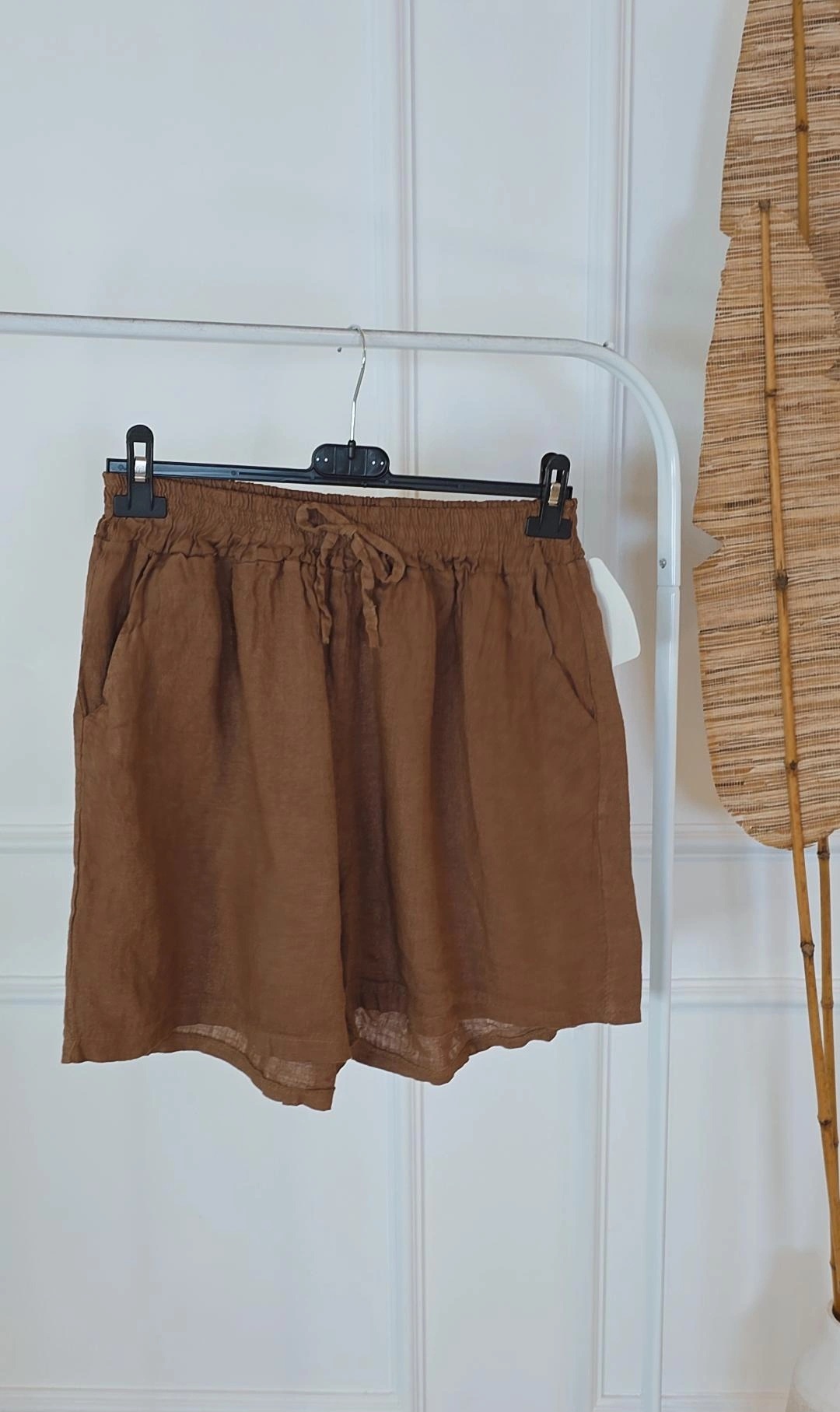 LINEN SHORTS BONITA KURZ Made in Italy 34-42 Leinenshort