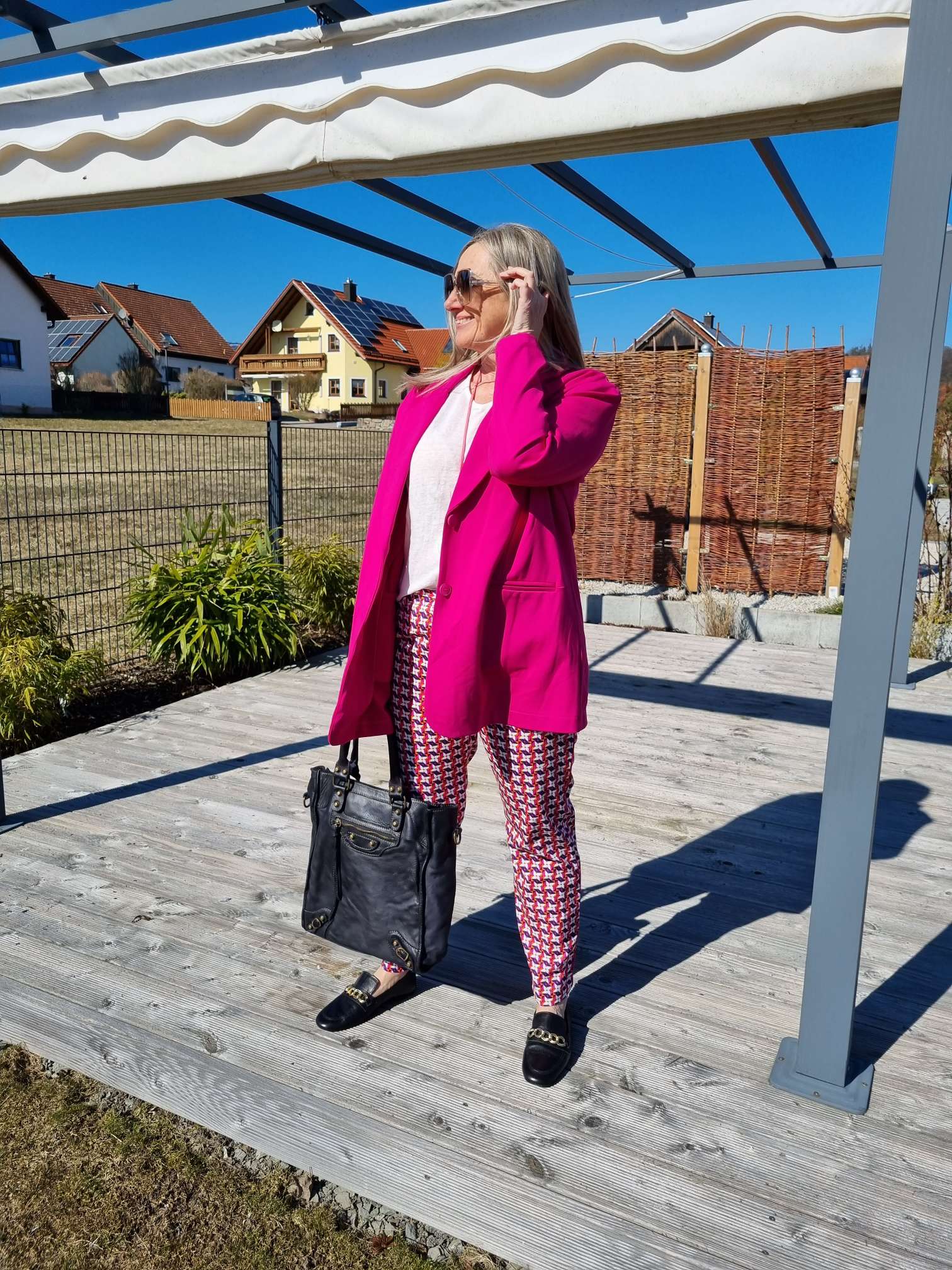 BASIC PANT VIVIAN PINK - Made in Italy dünne Sommer Hose Jogpant Variantenartikel BASIC PANT VIVIAN PINK - Made in Italy dünne Sommer Hose Jogpant Variantenartikel