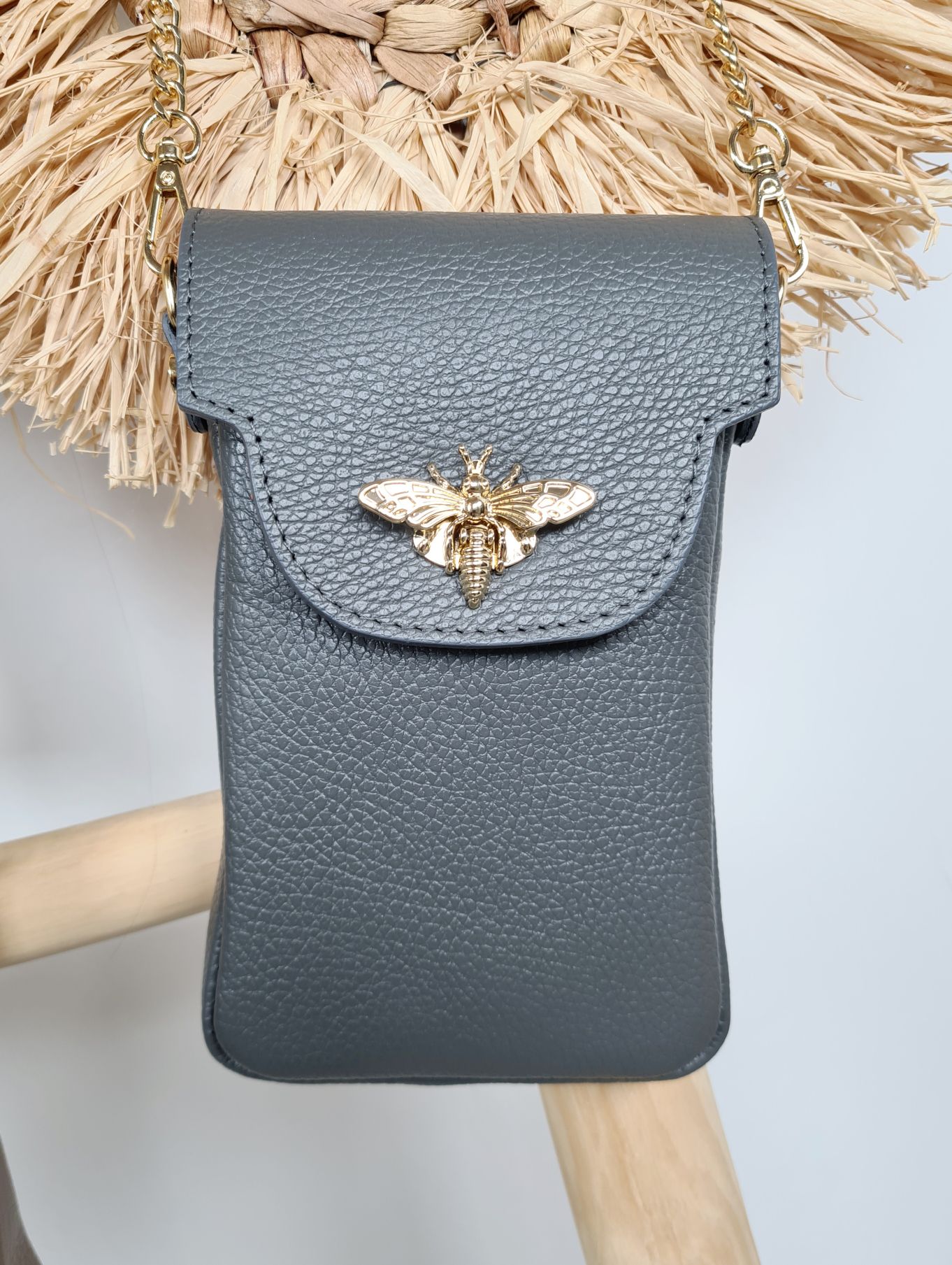 HANDYTASCHE BIENE MIDI Ledertasche Umhängetasche Made in Italy echt Leder Tasche versch. Farben HANDYTASCHE BIENE MIDI Ledertasche Umhängetasche Made in Italy echt Leder Tasche versch. Farben