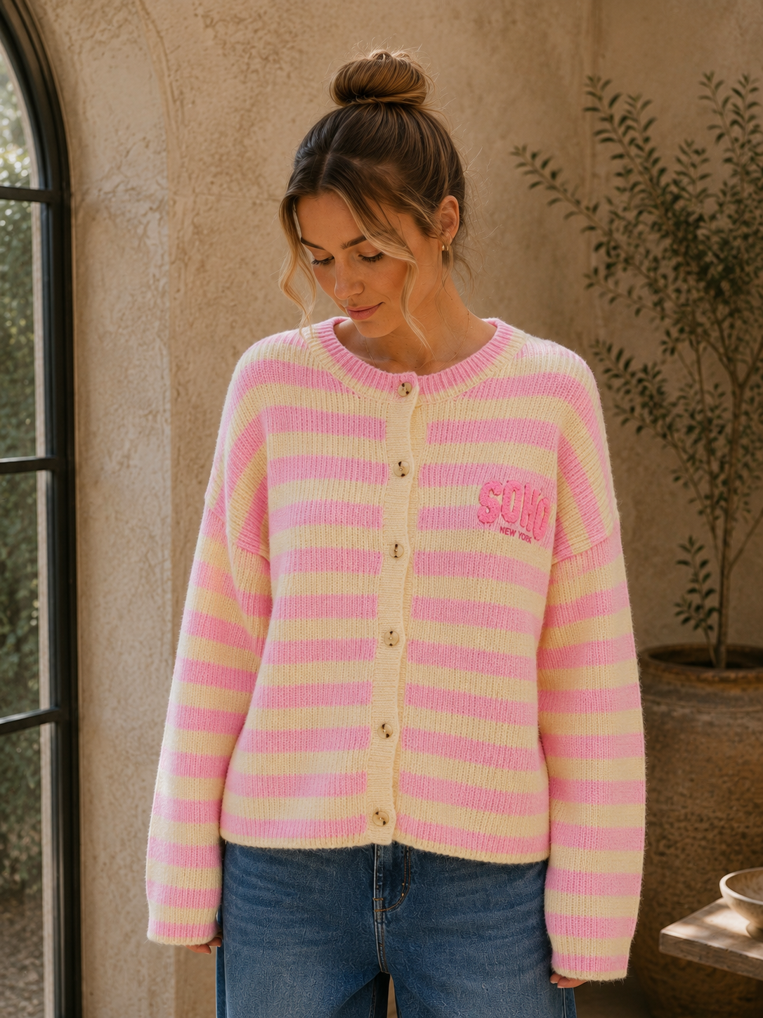 Strickjacke Yara - SOHO Stripes Made in Itlay 34-40/42 Cardigan