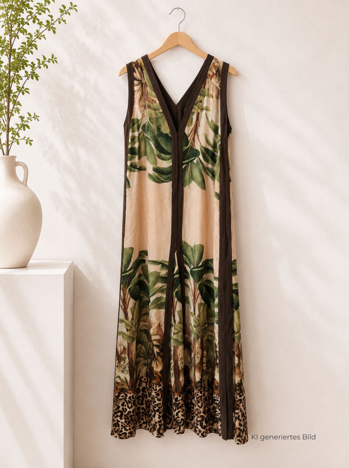 Kleid „Tavira“ – Tropical Silk Dress 🌿  – Made in Italy Gr. 34-42/44