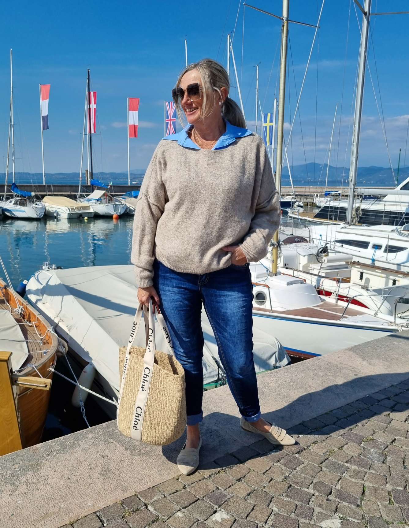 KNIT SWEATER LORENA BEIGE Made in Italy 34-42 Strick Pullover KNIT SWEATER LORENA BEIGE Made in Italy 34-42 Strick Pullover