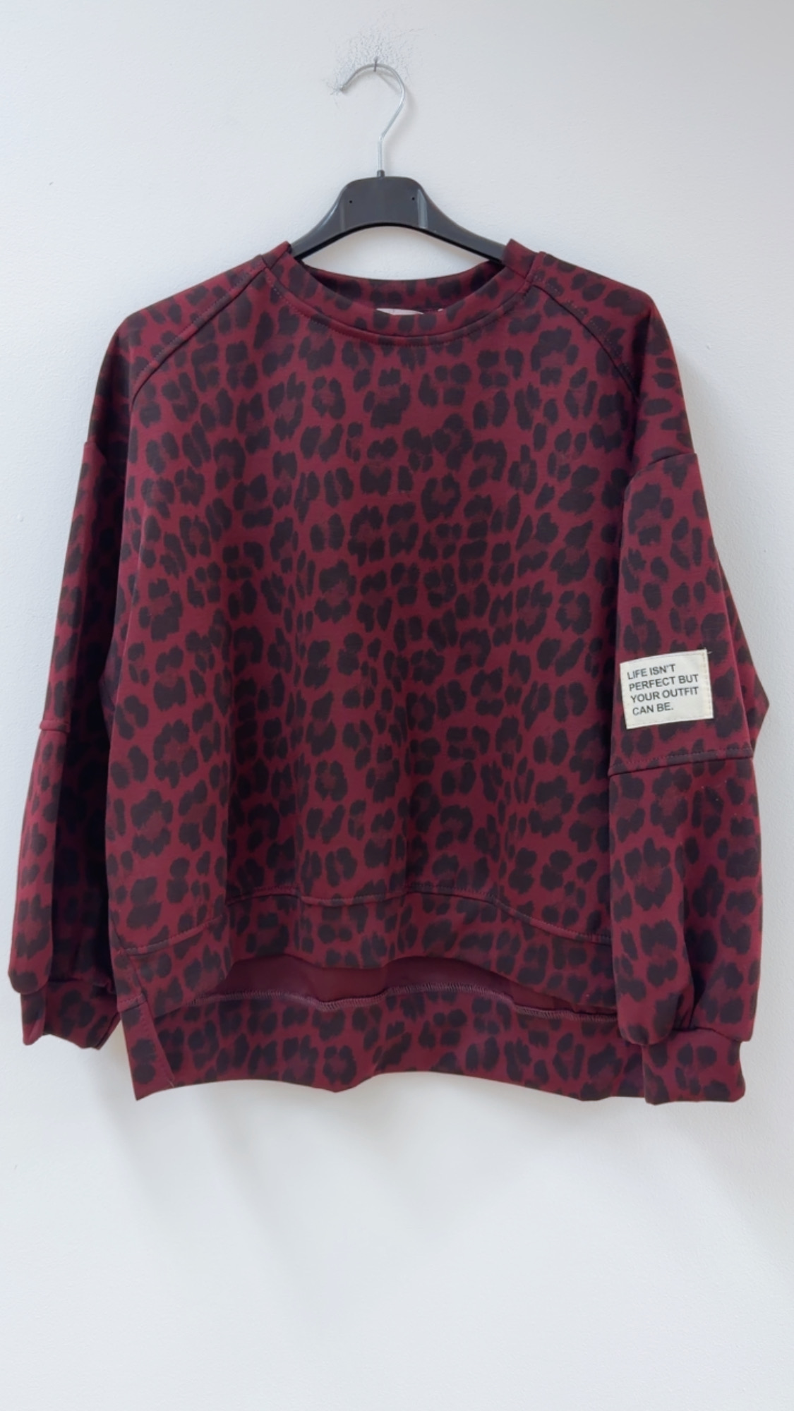 Butterstoff Sweater Leo Patch Juna Made in Italy 34-42 Sweatshirt