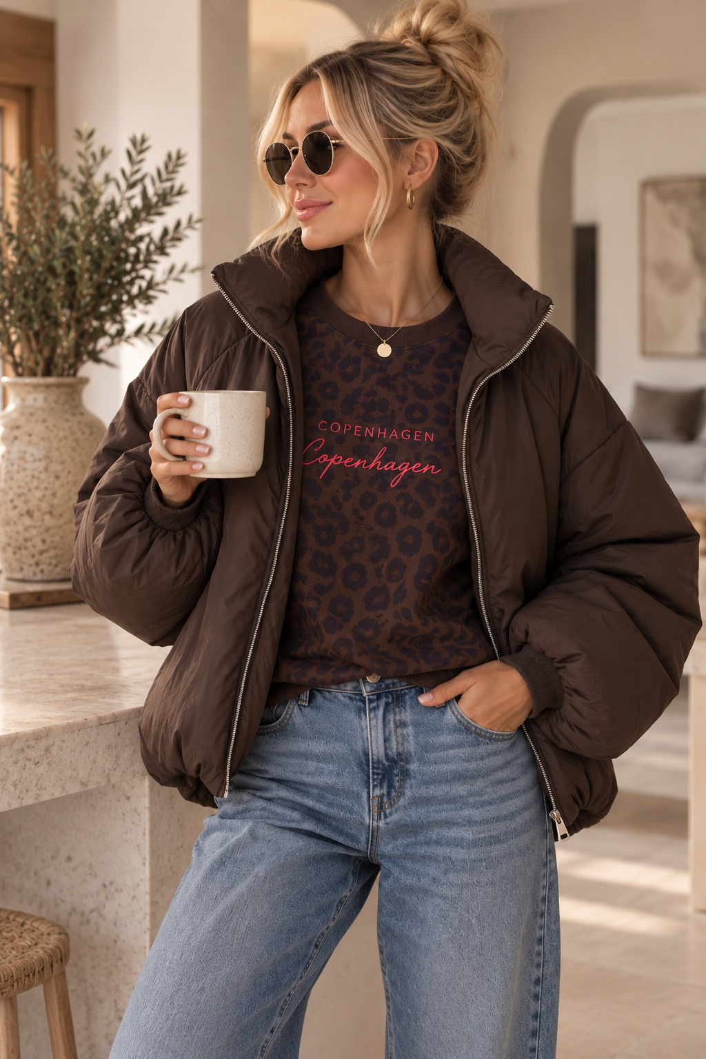 Jacke Puffy Monika – lässiger Allrounder für die Übergangszeit Made in Italy 34-42