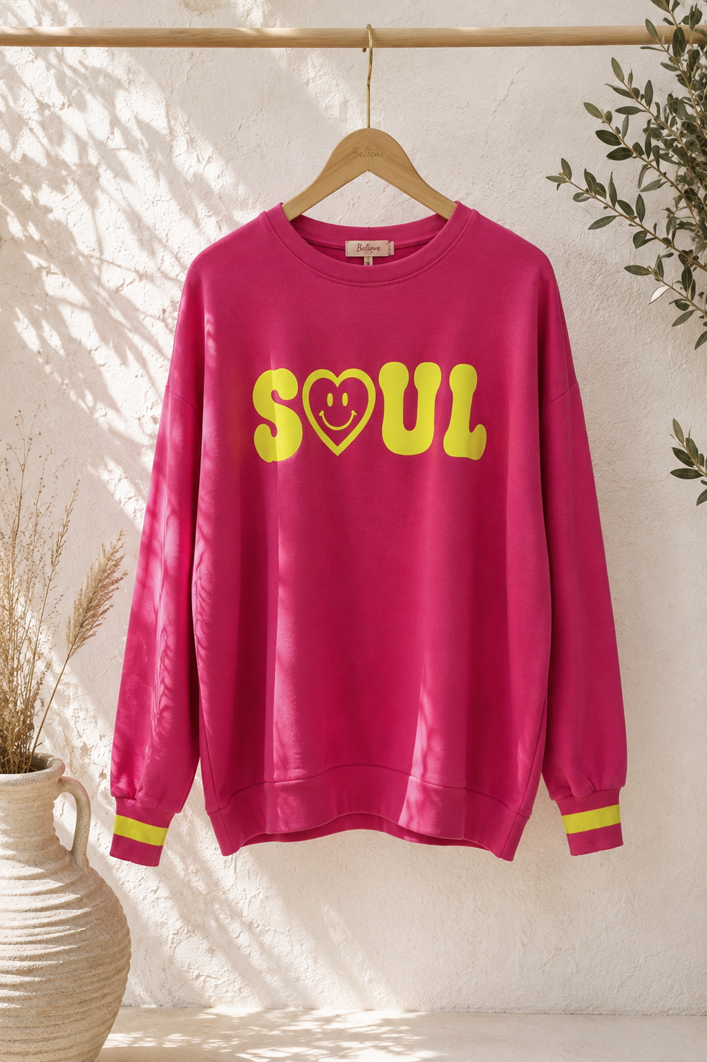 Sweatshirt „Good Soul“ Made in Italy