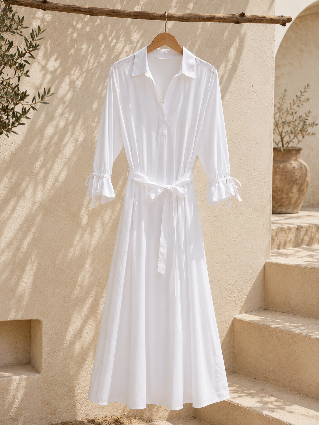 Exklusives Blusenkleid Marlie Baumwolle 34-40/42