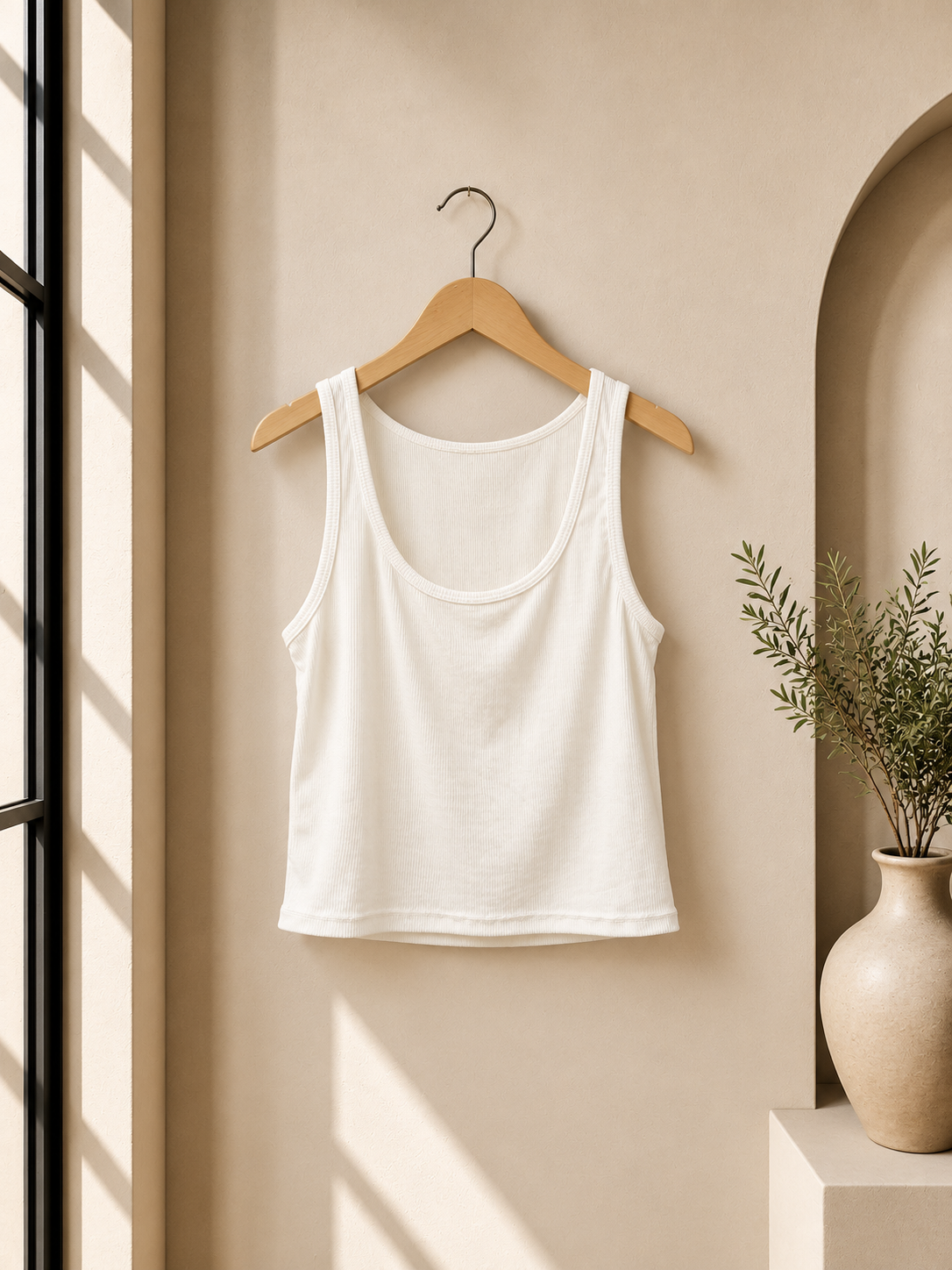 Top Uni Basic aus Bambus I T0039 I Made in Itlay 34-40