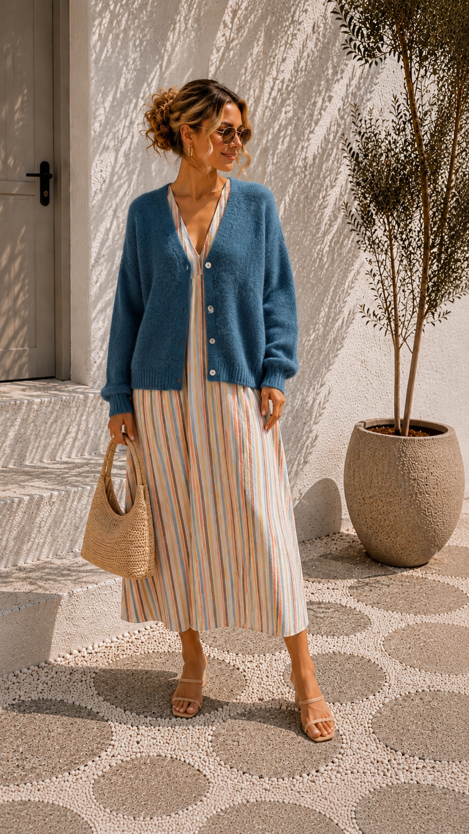 EDLER STRICK CARDIGAN OSLO Alpaka Strickjacke Made in Italy 34-42