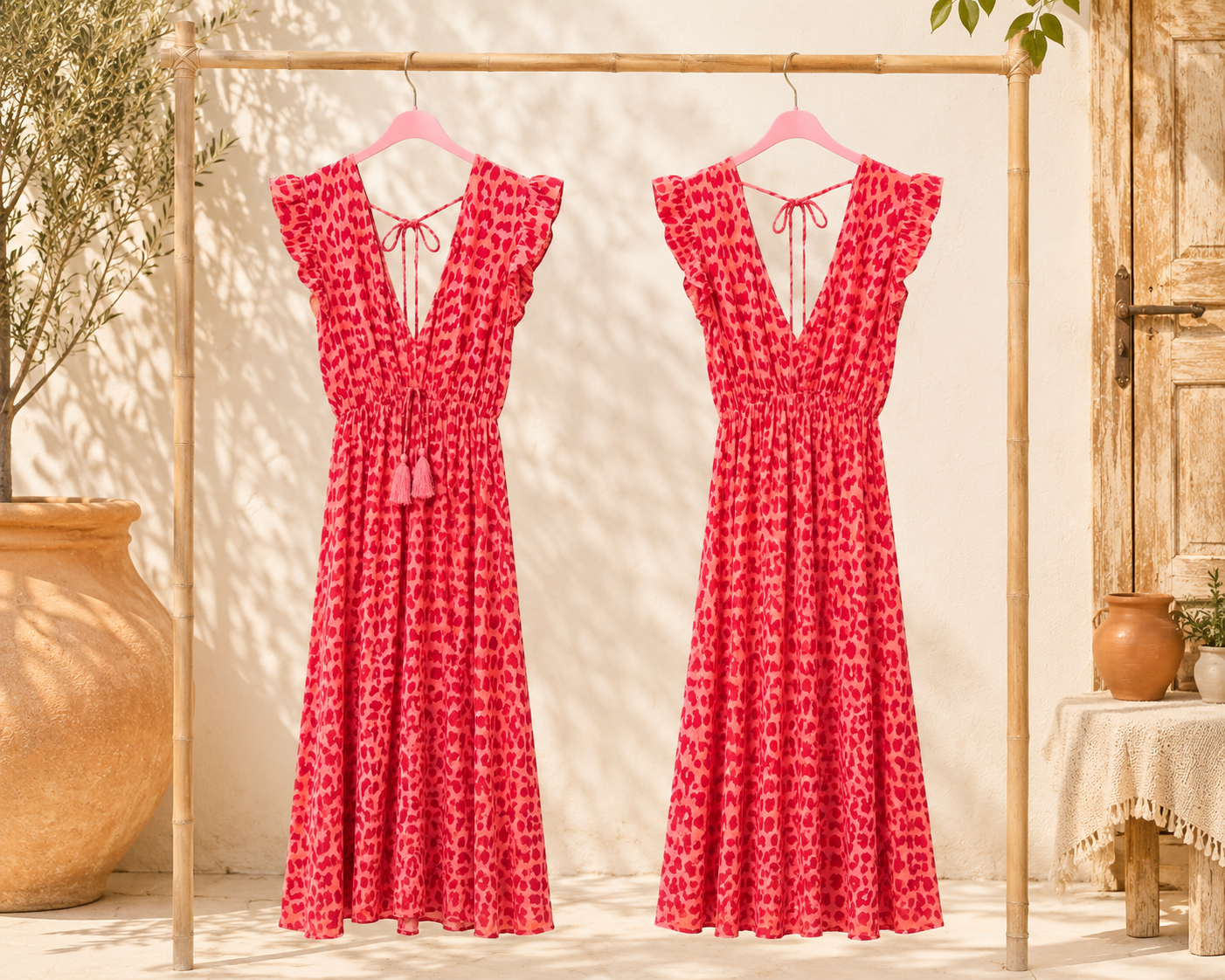 Kleid Arusha – Musselinkleid mit Boho-Charme  – Made in Italy |  tragbar bis Größe 42/44