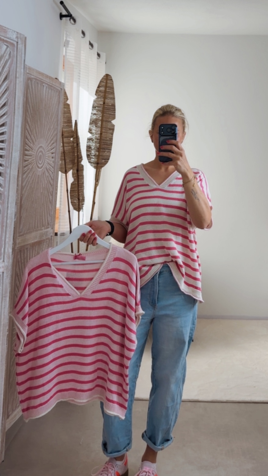 Strickpullover Torri Stripes Made in Italy 34-40/42