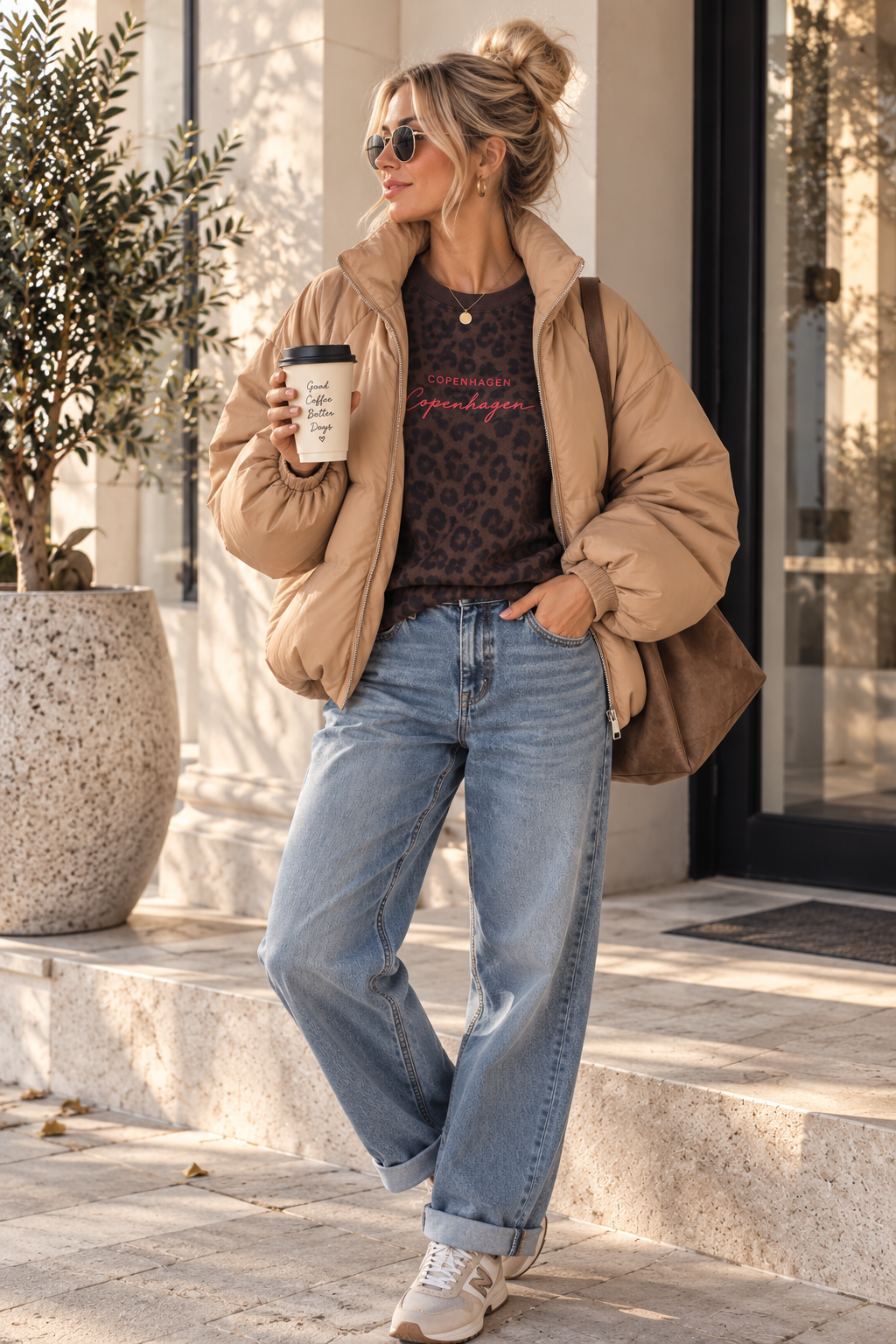 Jacke Puffy Monika – lässiger Allrounder für die Übergangszeit Made in Italy 34-42