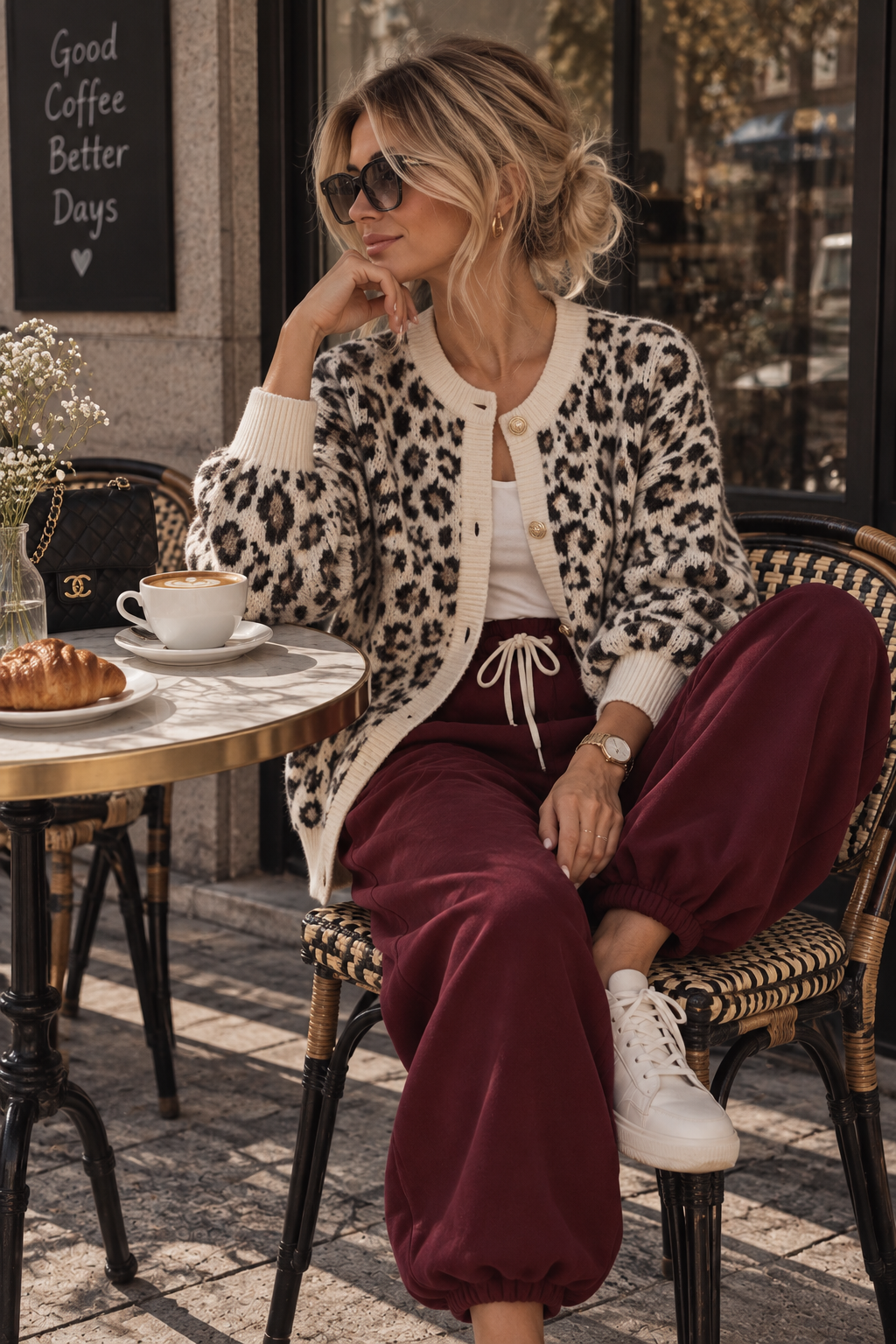 SJ0117 – Leo Strickjacke mit goldfarbenen Knöpfen I 36-46 I Made in Italy