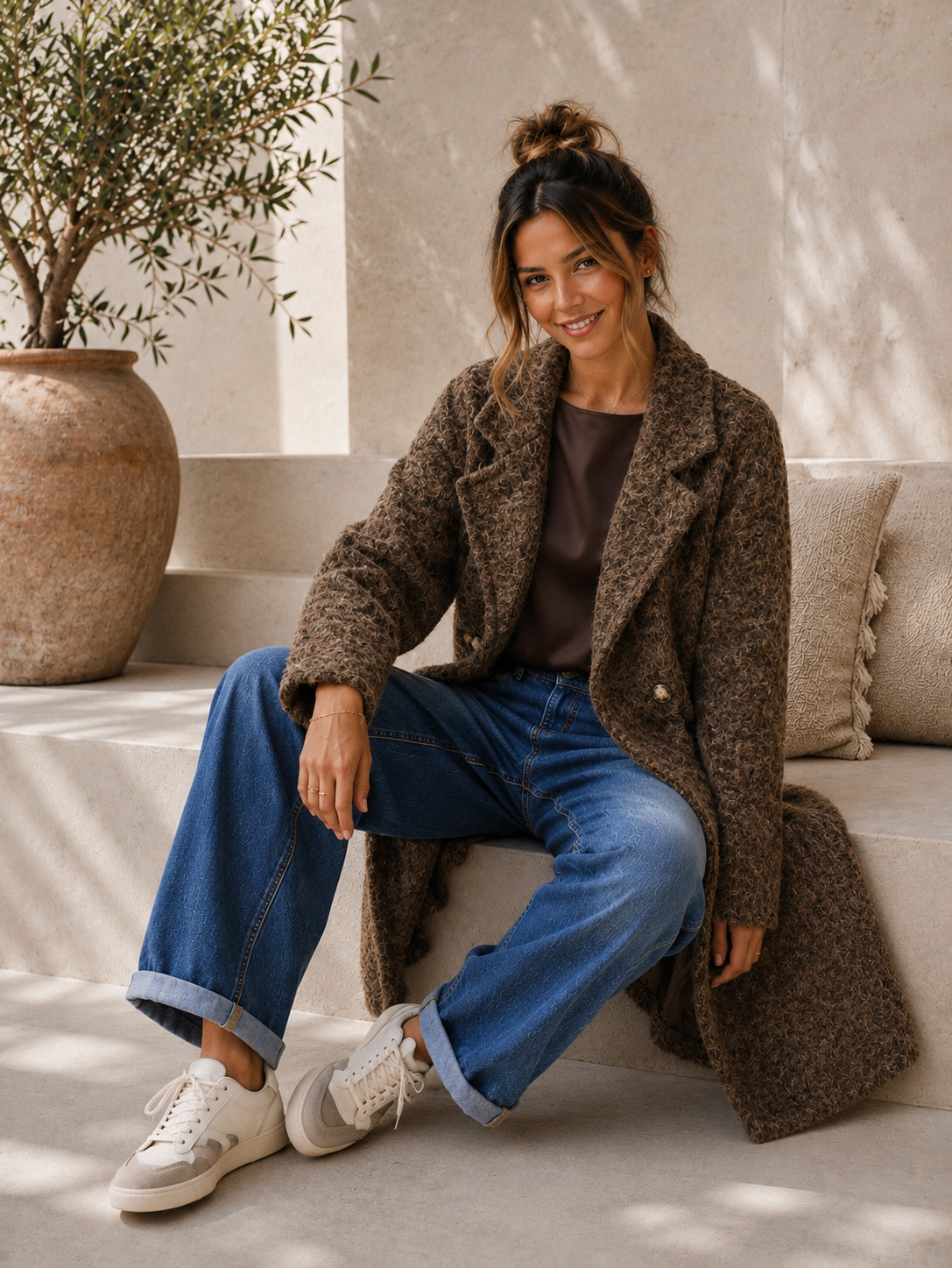 TREND MANTEL ELVIRA 36 - 42 Trench Coat Made in Italy