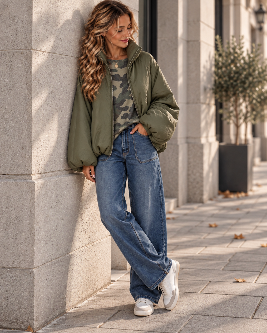 Jacke Puffy Monika – lässiger Allrounder für die Übergangszeit Made in Italy 34-42