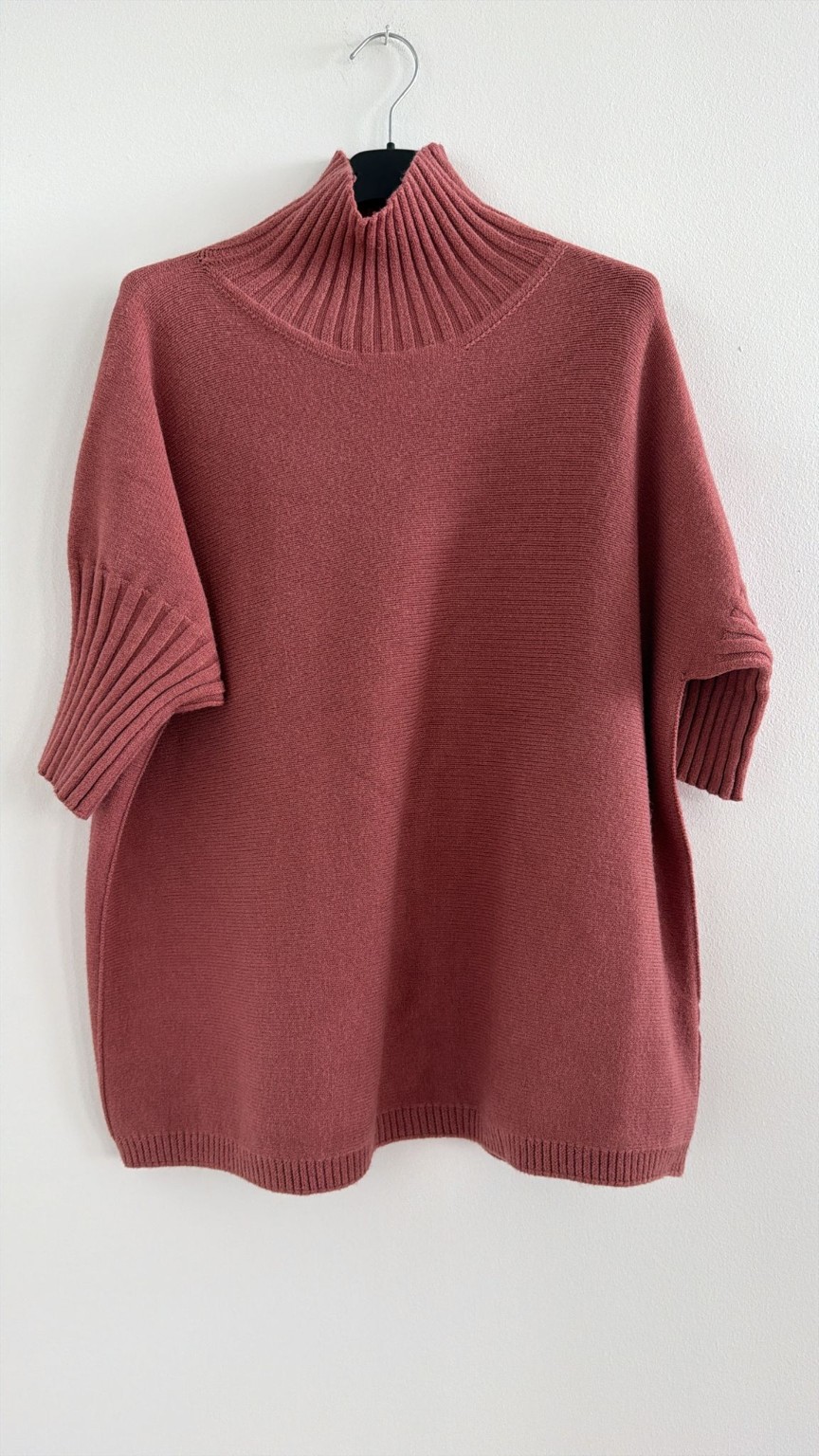 Strickpullover mit Stehkragen & Rippenstrick I NO. SP0017 I Made in Italy 34-42/44