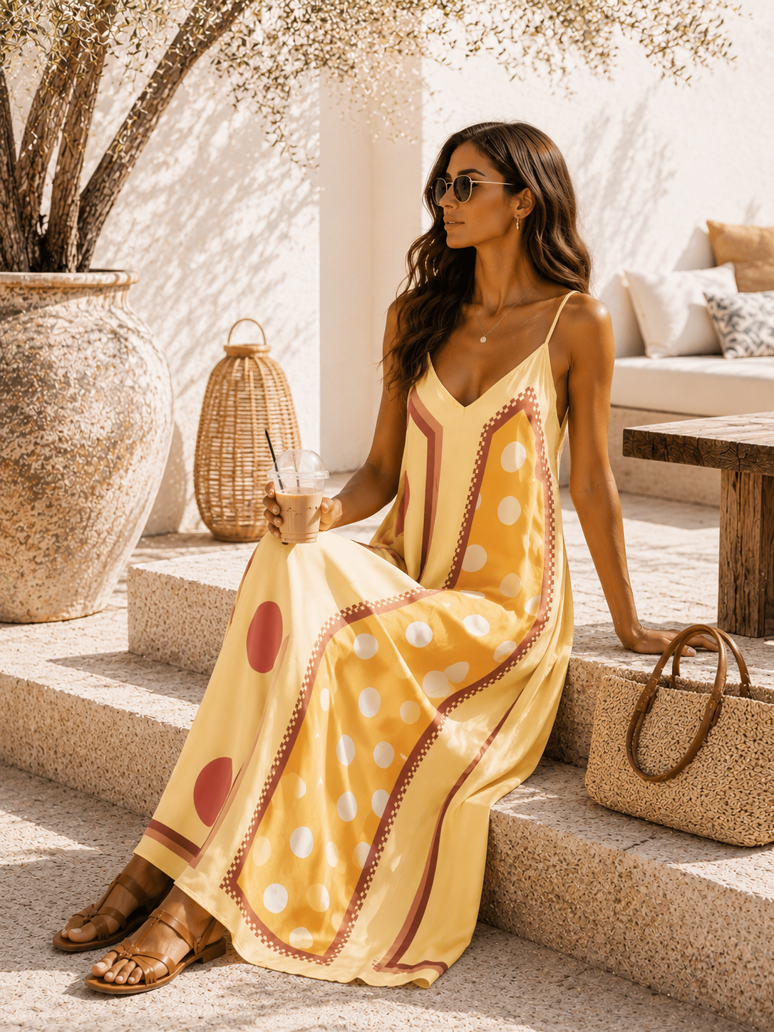 Polka Dots Kleid Ronda – Made in Italy | passend bis Größe 42
