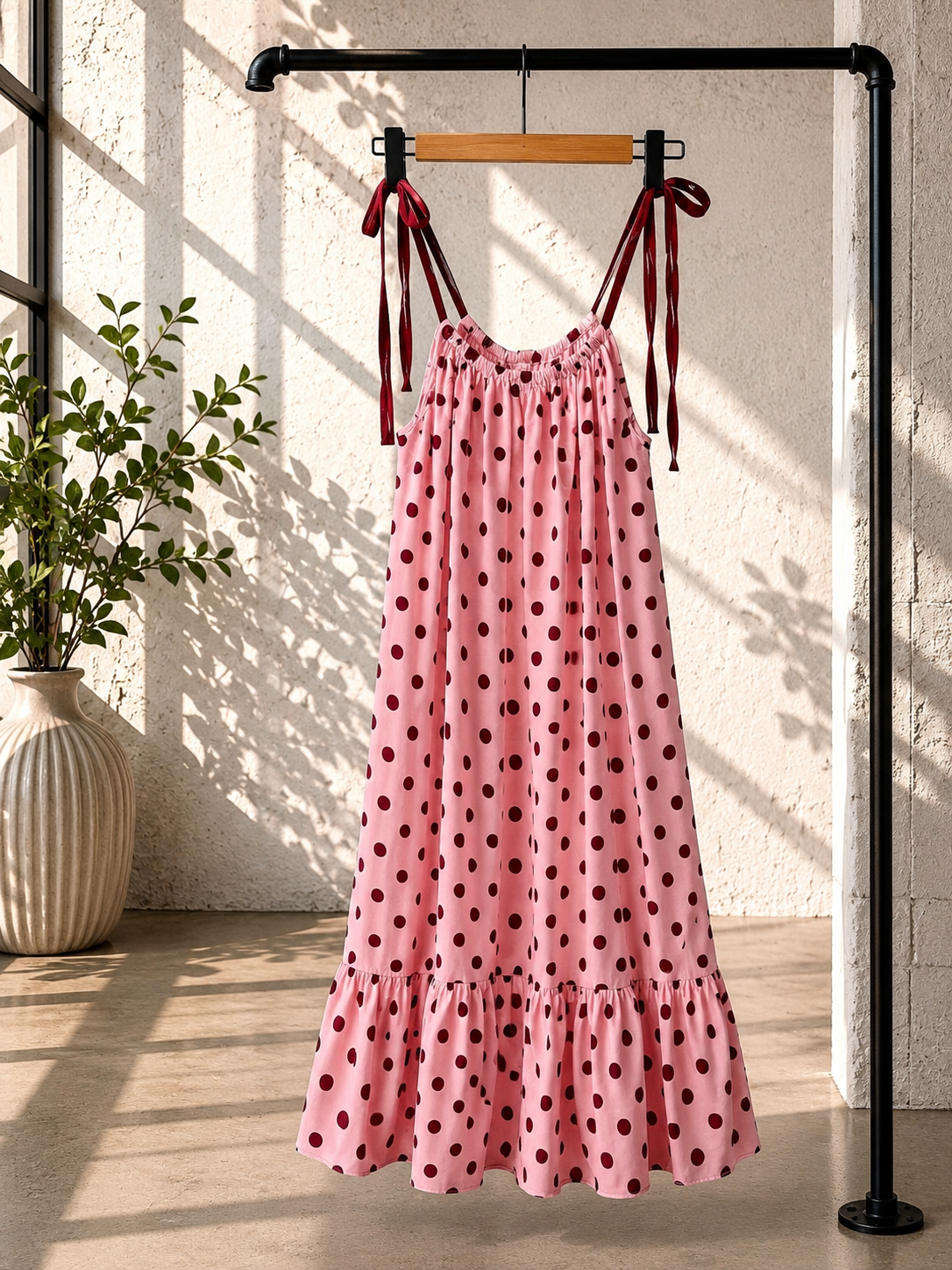 Polka-Dots-Kleid „Positano“ – Made in Italy 🇮🇹✨ ärmellos 34-40/42