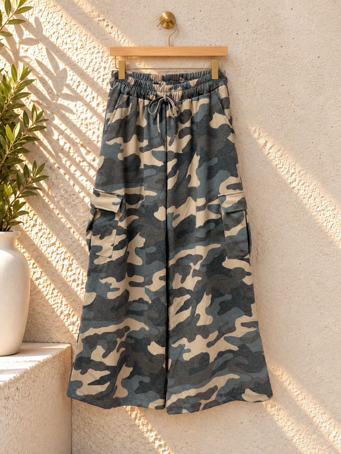 Cargo-Camouflage-Hose I CH0148 I Made in Italy 34-42/44