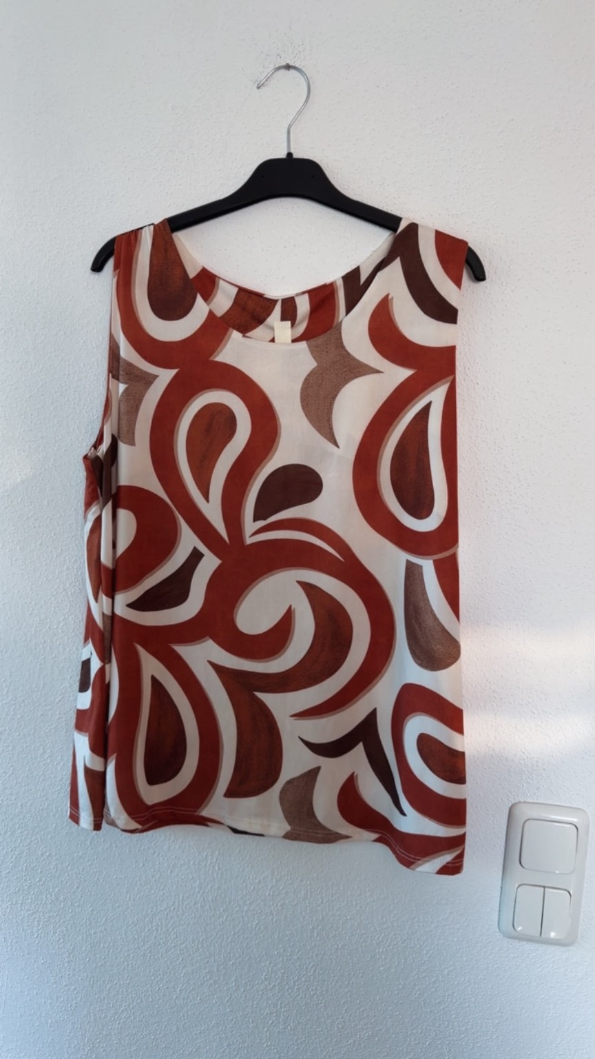 Kofferstoff-Top „Barcelona“ – Made in Italy Gr. 34-42