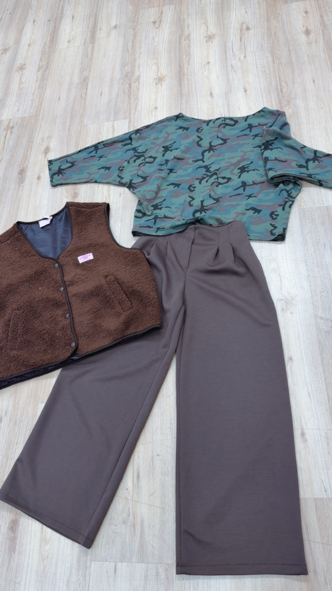 LONGSLEEVE CAMOUFLAGE Made in Italy Gr. 36 - 46 LS0108 Sweater