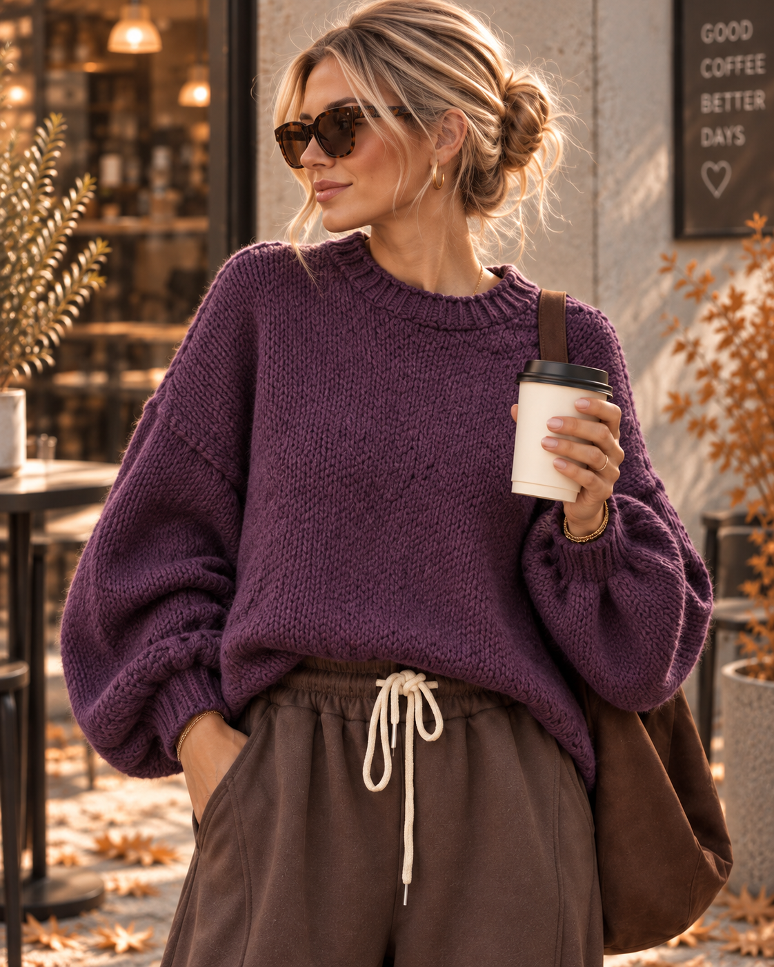 Soft Touch Oversize Pullover I SP0152 I 34 - 44 I Made in Italy