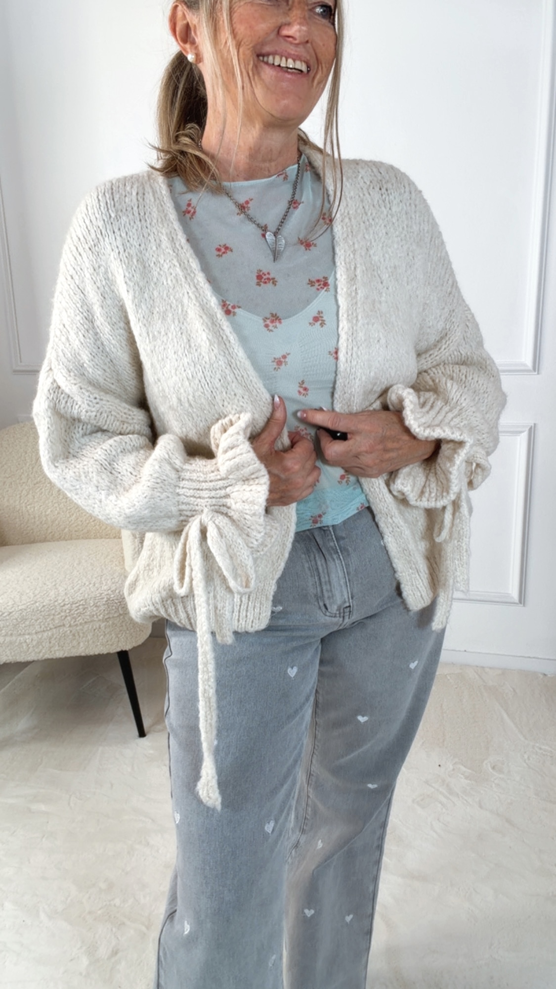 CARDIGAN LARA Made in Italy 34 - 44