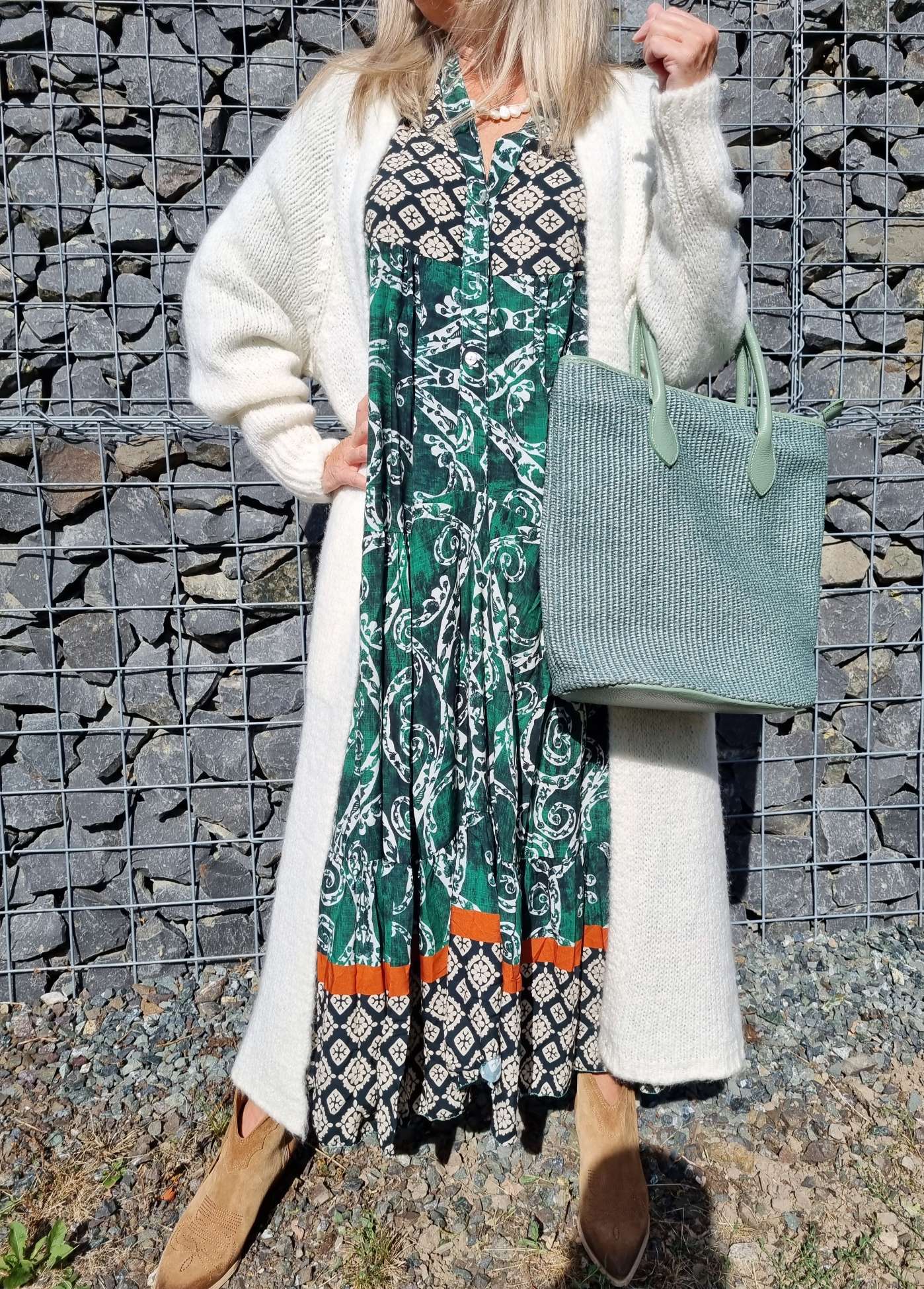 EDLER KNIT CARDIGAN CHRISTIN WOLLWEISS MOHAIR 34-42 Made in Italy Strickjacke Strickmantel Mantel EDLER KNIT CARDIGAN CHRISTIN WOLLWEISS MOHAIR 34-42 Made in Italy Strickjacke Strickmantel Mantel