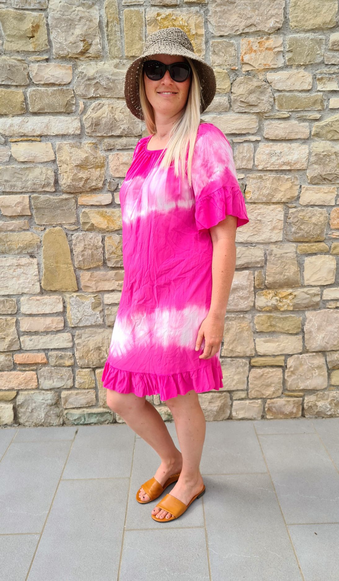 FISHER HAT MANDY Fischerhut Sonnenhut Stroh Hut Sommerhut verstellbar verschiedene Farben FISHER HAT MANDY Fischerhut Sonnenhut Stroh Hut Sommerhut verstellbar verschiedene Farben