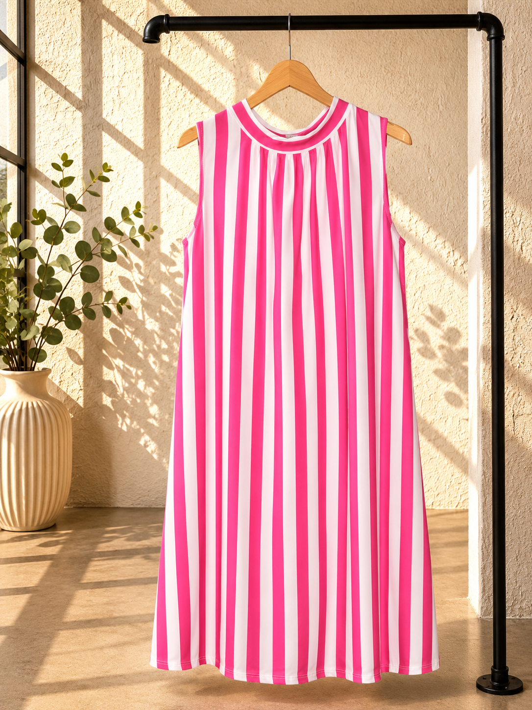Kleid Elowen Blockstreifen Made in Italy 34-42