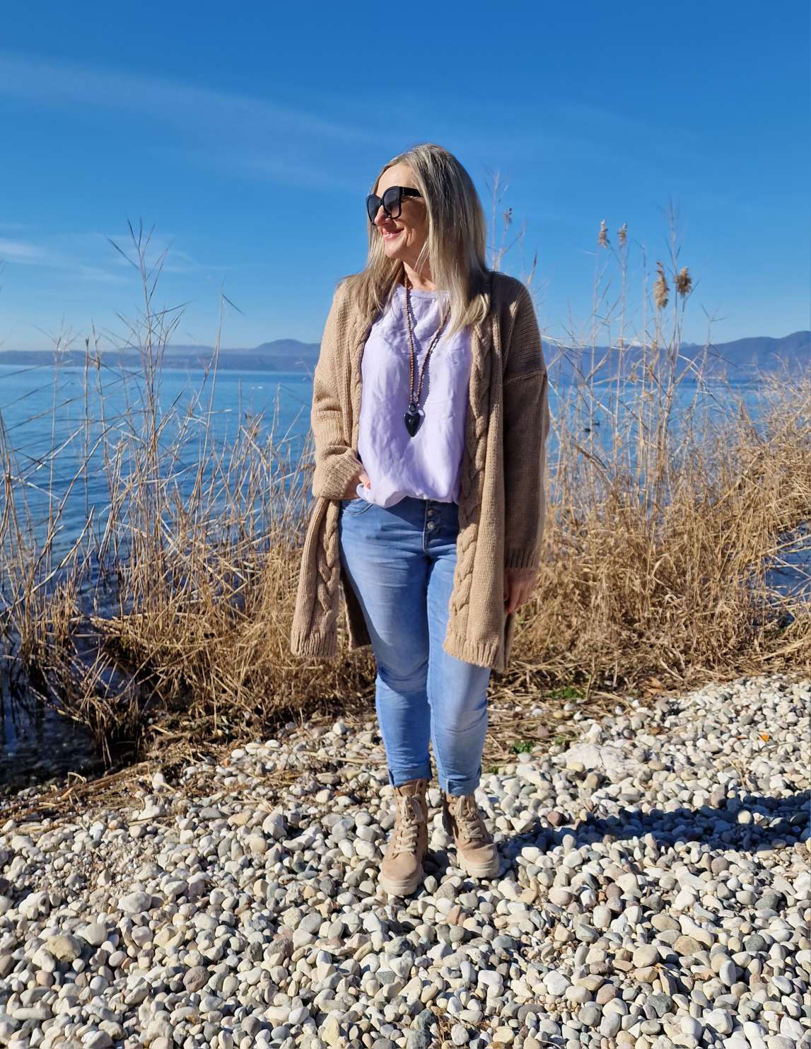 EDLER KNIT CARDIGAN BETTINA CAMEL 34-42 Made in Italy Strickjacke Strickmantel Mantel EDLER KNIT CARDIGAN BETTINA CAMEL 34-42 Made in Italy Strickjacke Strickmantel Mantel