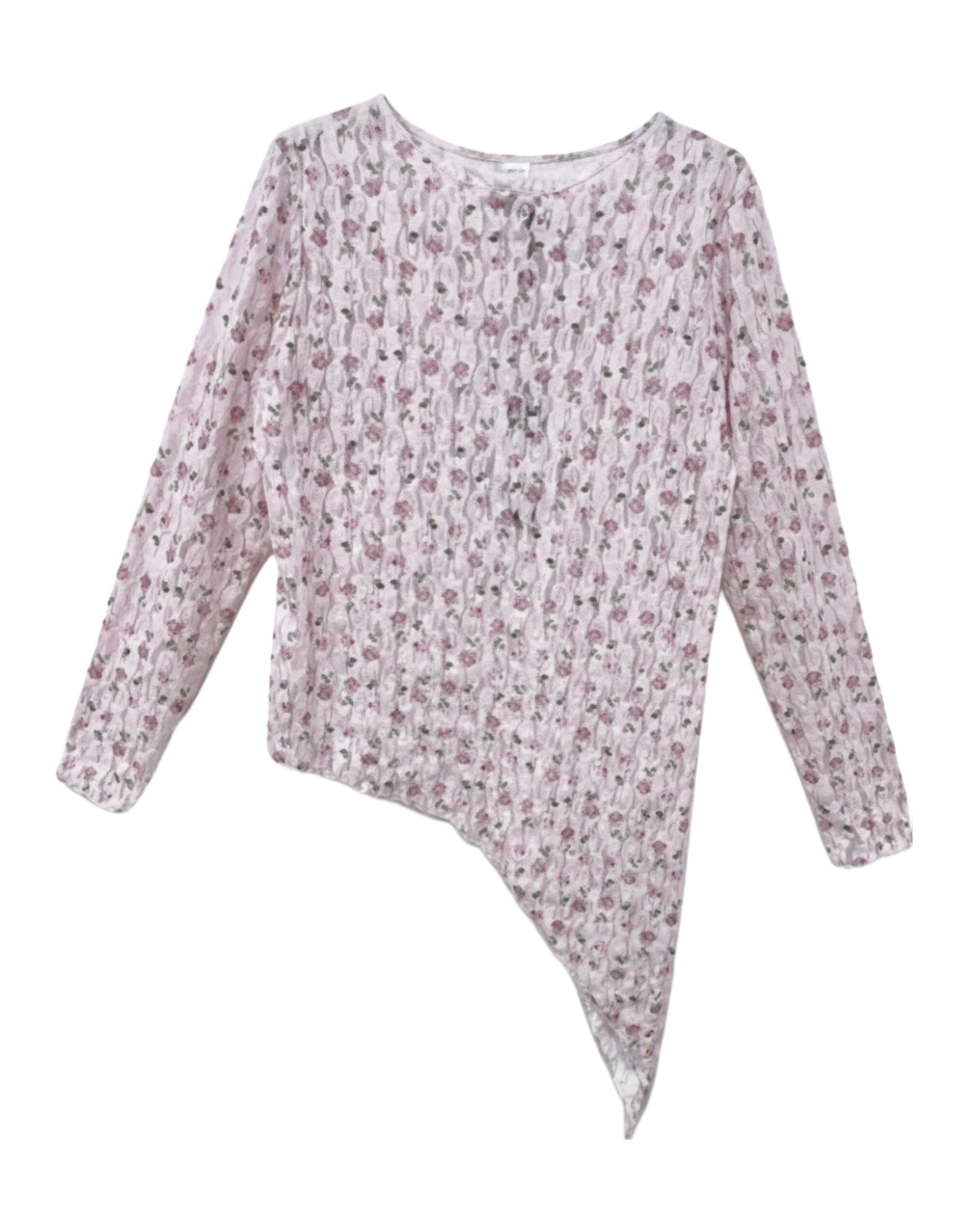 Spitzenshirt „Fiorina“  Made in Italy 34 - 42/44  Asymetrisch