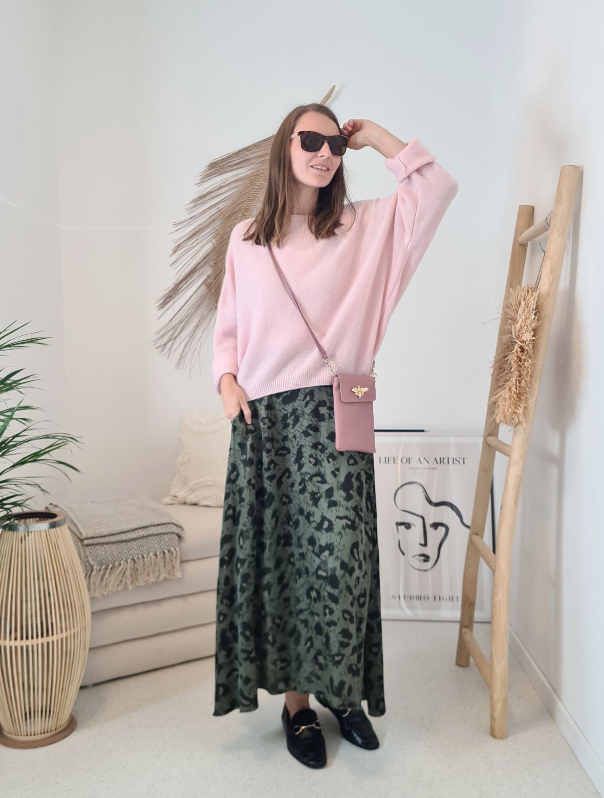 OVERSIZE KNIT SWEATER NAYLAY ROSA edler Strickpullover Pullover 34-42 Vokuhila Made in Italy OVERSIZE KNIT SWEATER NAYLAY ROSA edler Strickpullover Pullover 34-42 Vokuhila Made in Italy