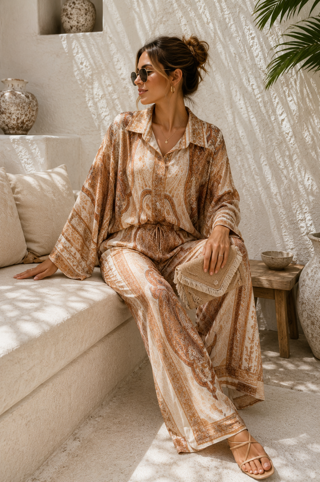 Silky Signature Bluse „Aurelia“ Made in Italy Gr. 34-44/46 Premium Kollektion