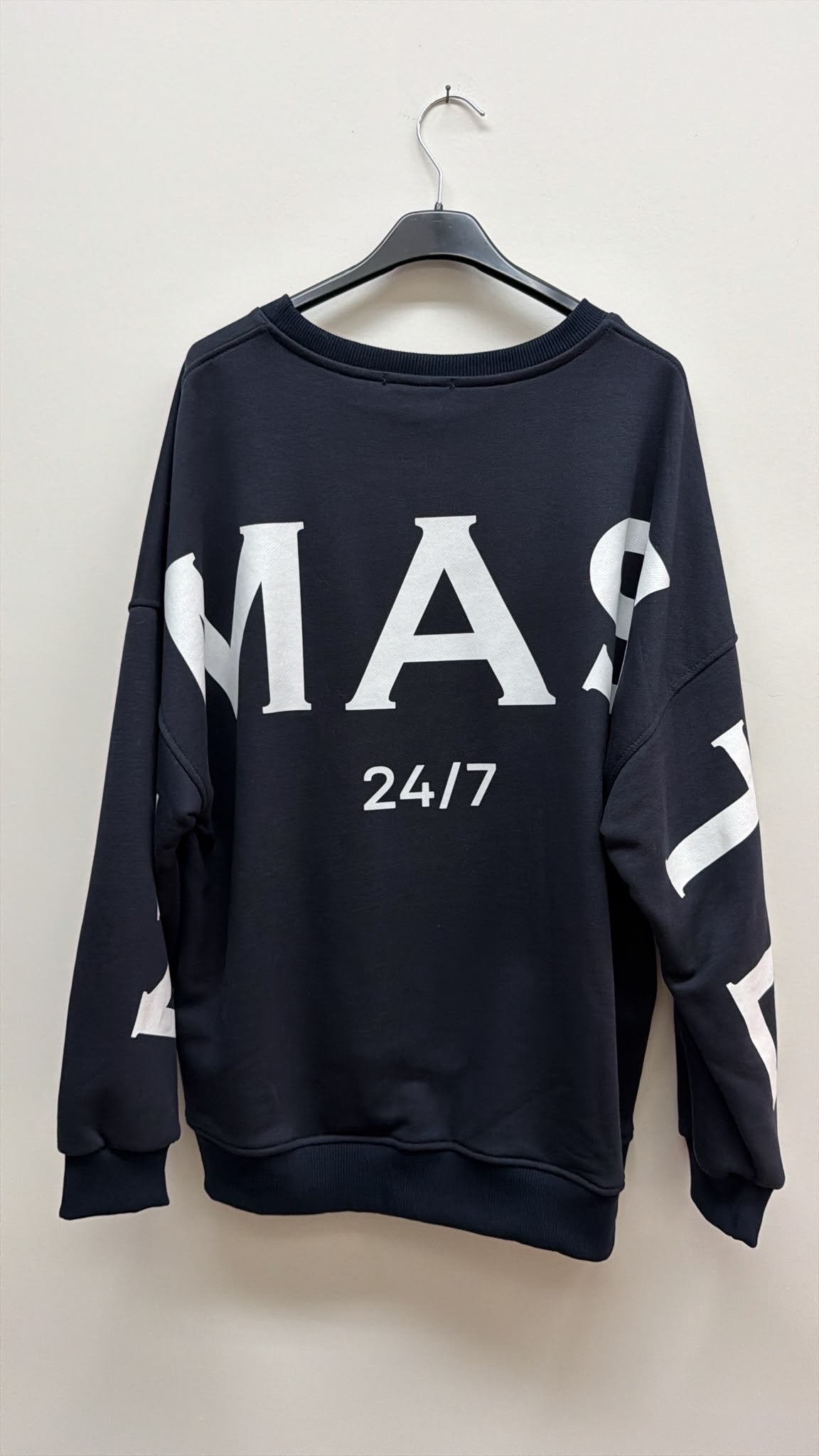 Sweatshirt „Namaste 24/7 Uni“ – Made in Italy | One Size bis ca. Gr. 42