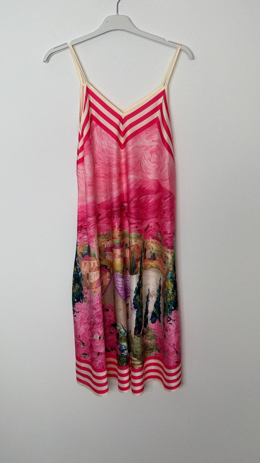 Kleid Toscolano – Made in Italy – Seidenkleid mit mediterranem Flair – passend bis ca. Größe 42