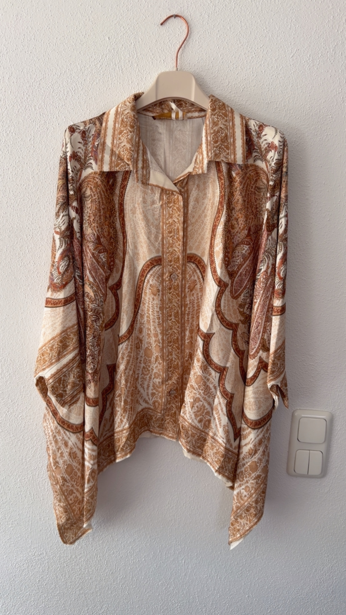 Silky Signature Bluse „Aurelia“ Made in Italy Gr. 34-44/46 Premium Kollektion