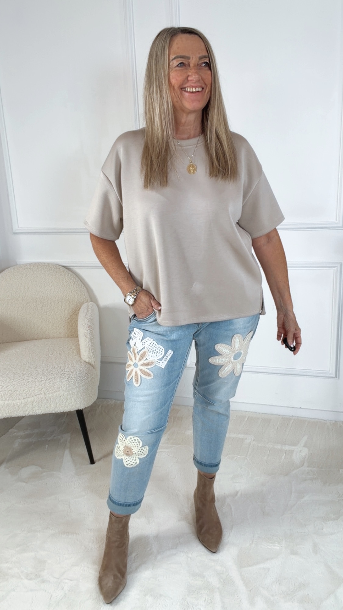 SWEATER KURZARM MARISOL Made in Italy 34 - 42