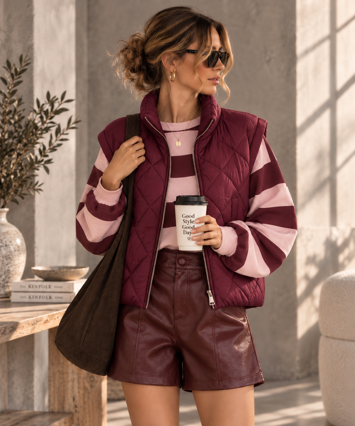 Steppjacke Svenja – Made in Italy – lässiger Spätsommer-Look Gr. 34-42