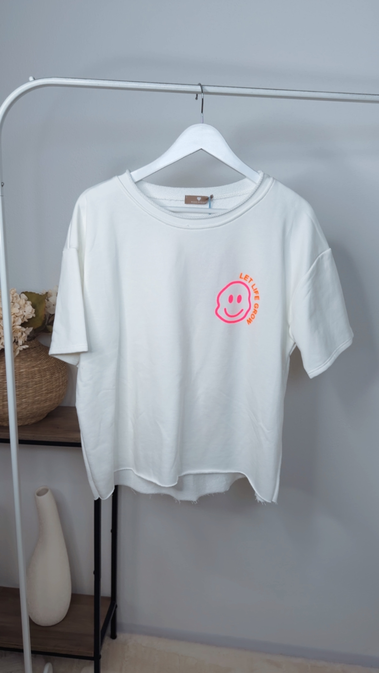 T-Shirt Sweater Malou Uni Smile Italienstyle 34-42/44