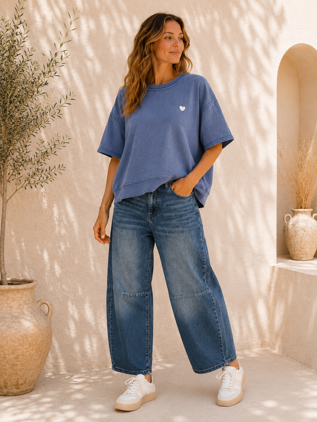 T-Shirt Sweater Cinderella Herz Made in Italy 34-42/44