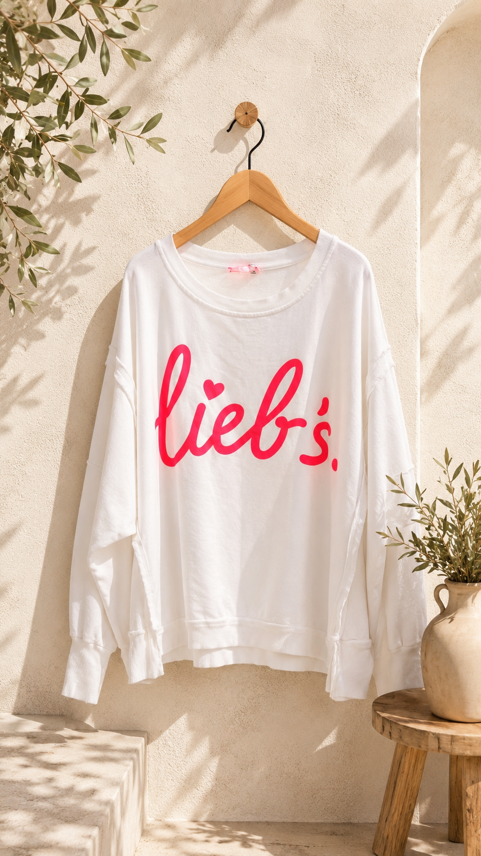 Sweatshirt Isotta – Lieb´s im lässigen Oversize-Look Made in Italy 34-48