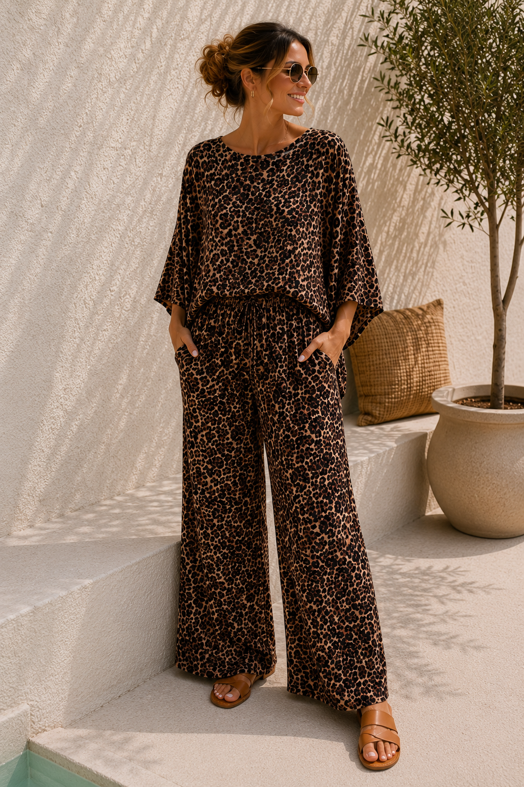 Oversize Fledermausshirt „Zanzibar“ ✨ Made in Italy • weich fließendes Oversize-Shirt • Größe 34–46