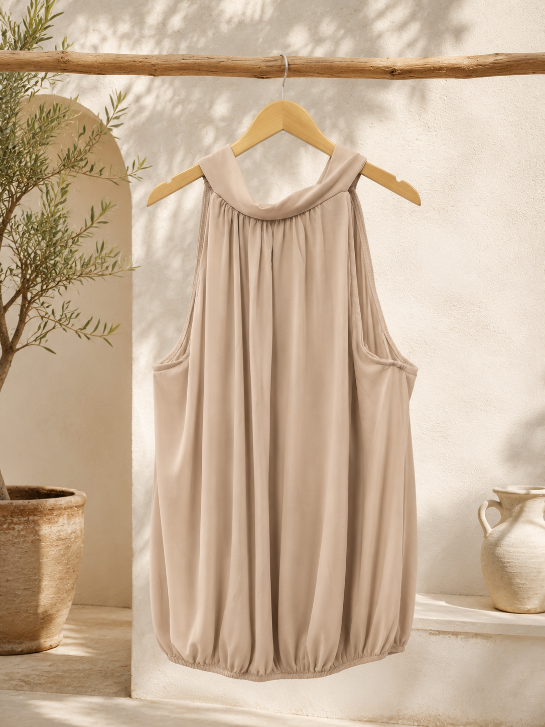 Neckholder-Top Nuru Uni Made in Italy 34-40/42