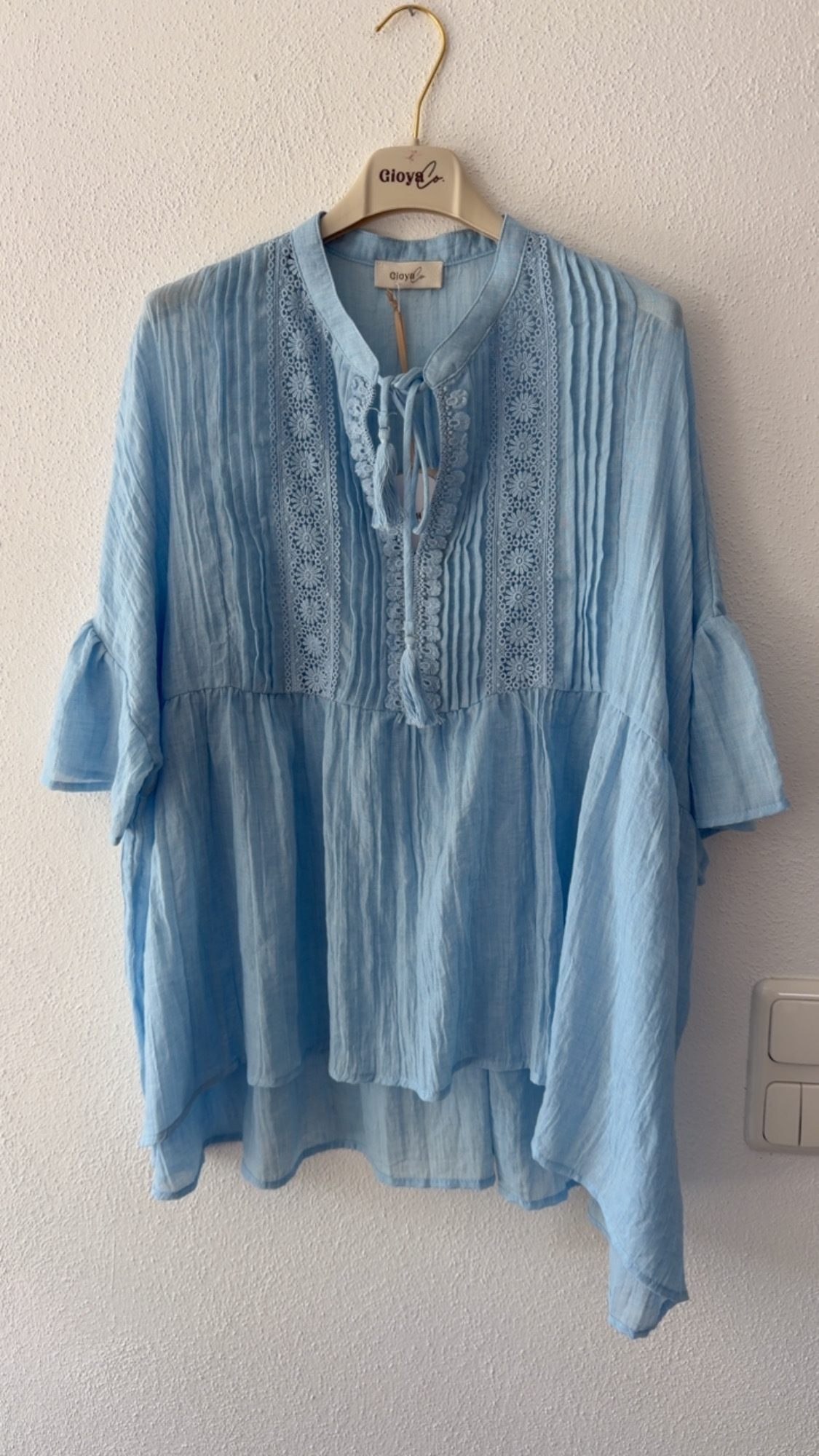 Bluse Aurora – romantische Leichtigkeit für den Sommer Gr. 34- gute 44